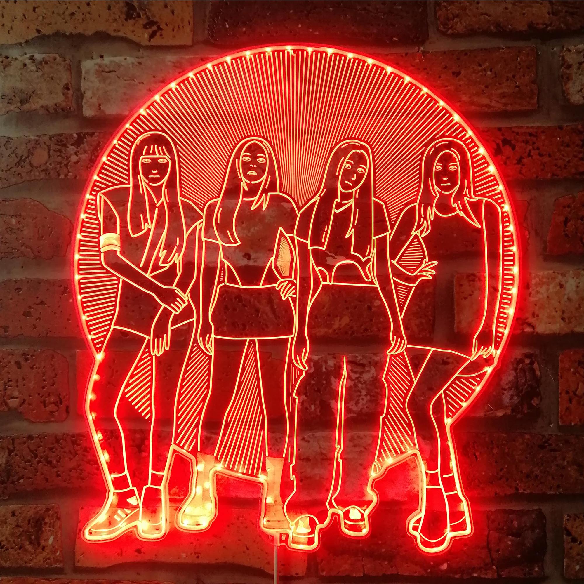 Blackpink Dynamic RGB Edge Lit LED Sign