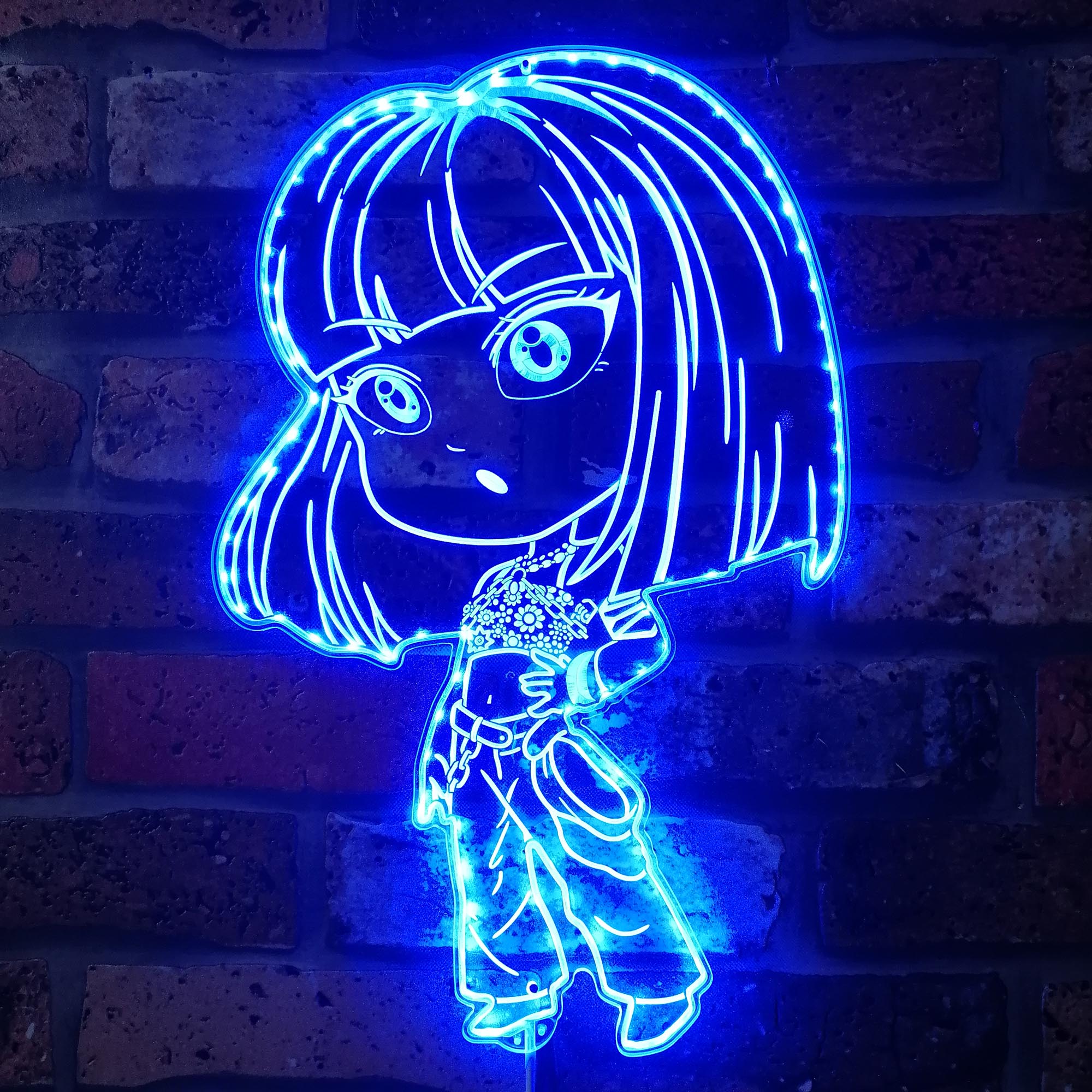 Blackpink Lisa Dynamic RGB Edge Lit LED Sign