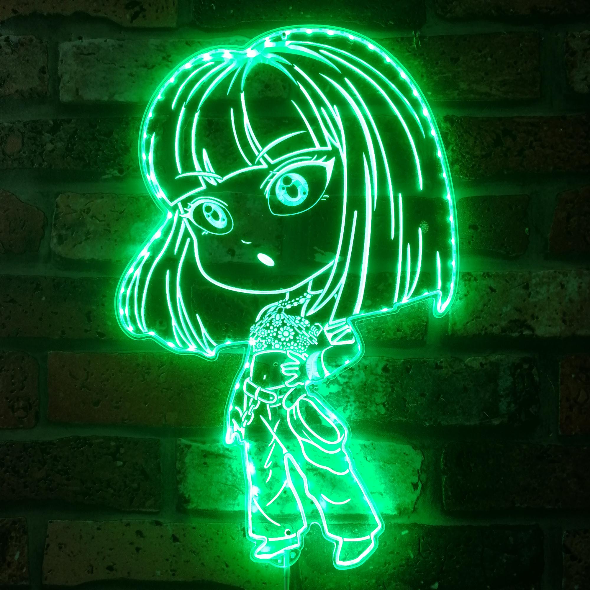 Blackpink Lisa Dynamic RGB Edge Lit LED Sign