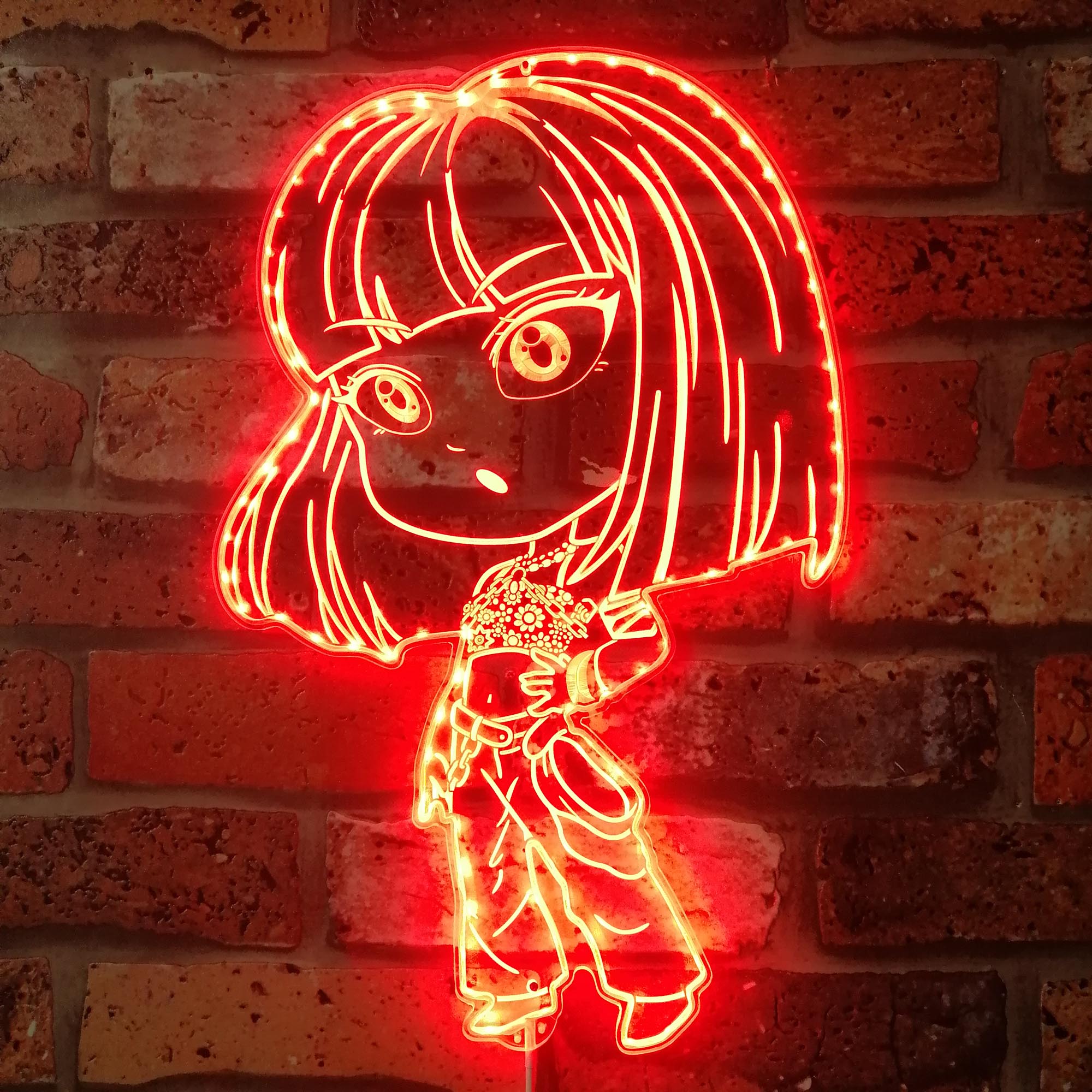 Blackpink Lisa Dynamic RGB Edge Lit LED Sign