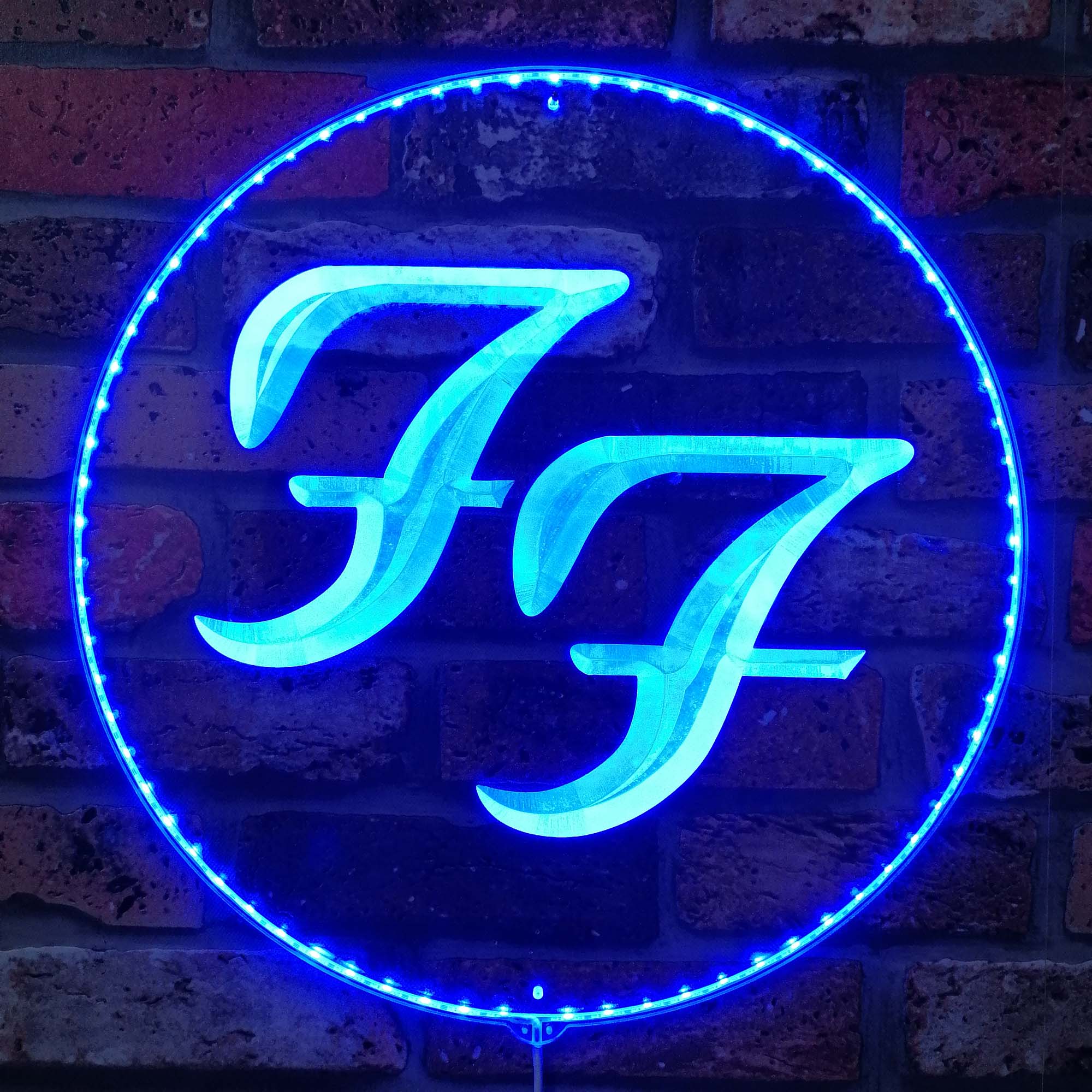 Foo Fighter Dynamic RGB Edge Lit LED Sign