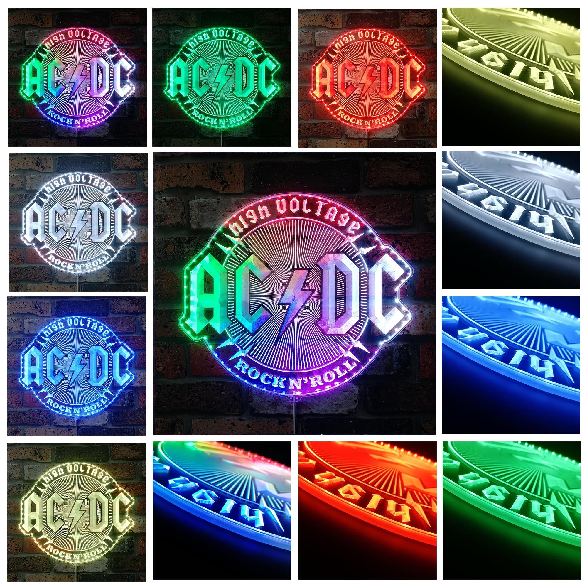 ACDC Dynamic RGB Edge Lit LED Sign