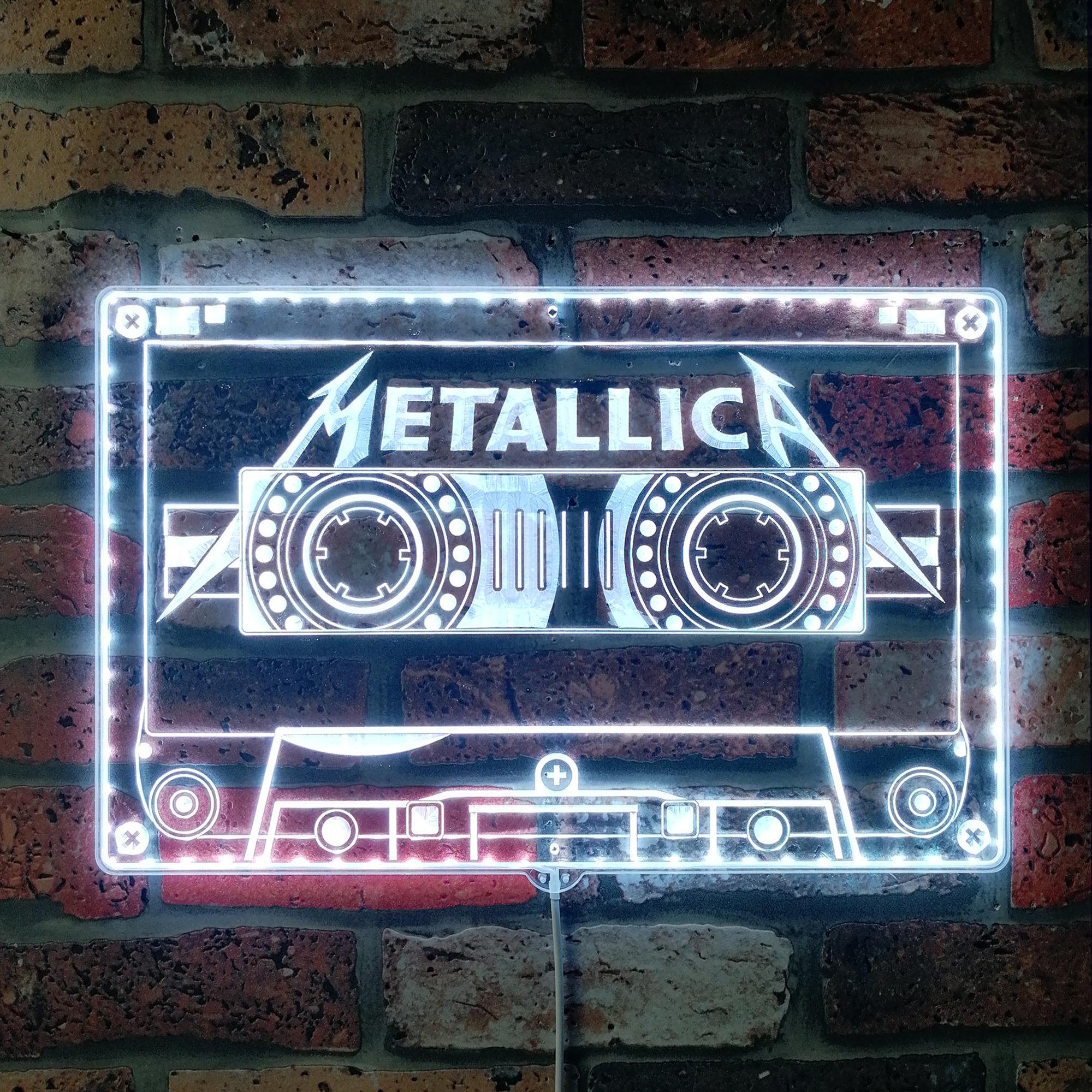 Metallica Dynamic RGB Edge Lit LED Sign