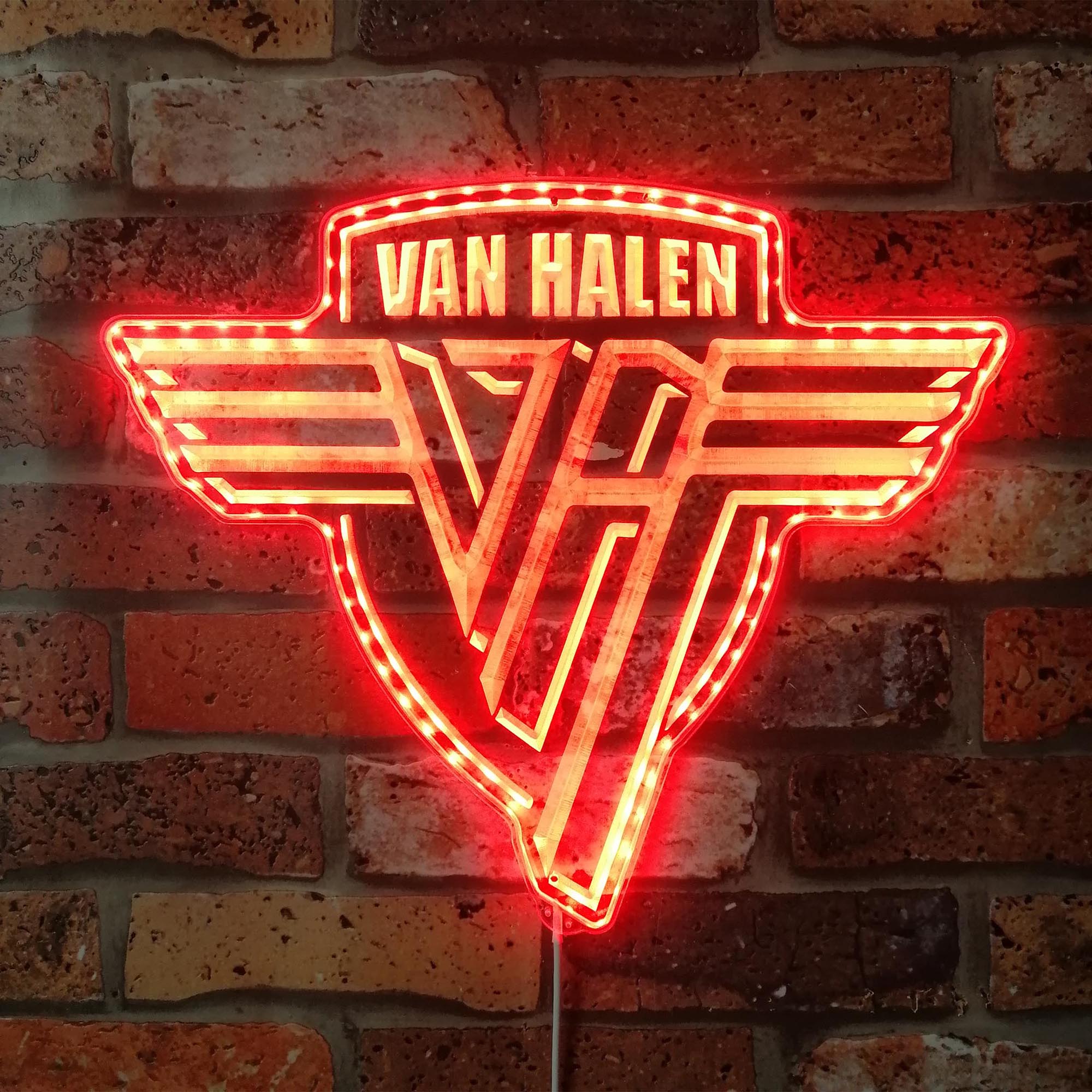 Van Halen Dynamic RGB Edge Lit LED Sign