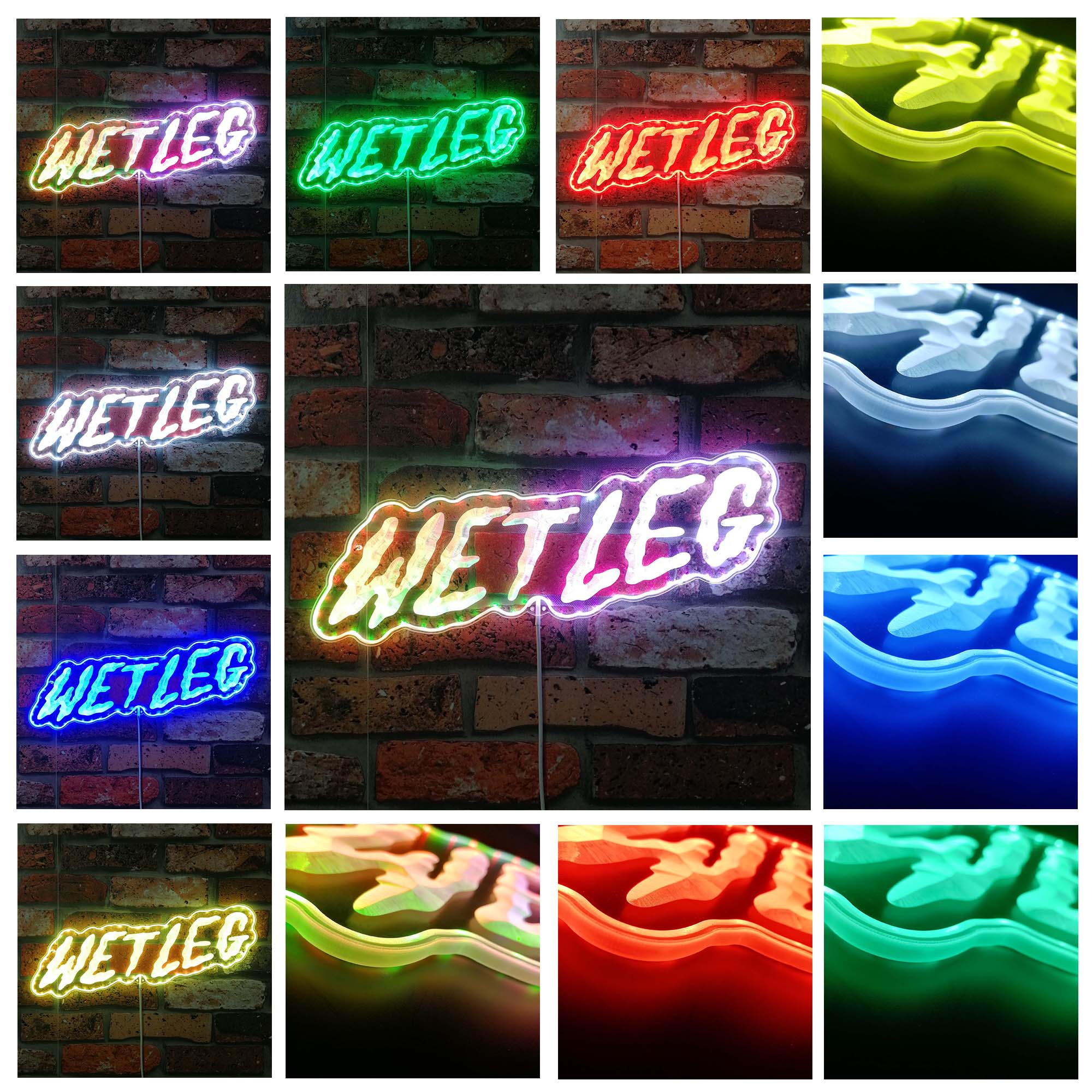 Wetleg Dynamic RGB Edge Lit LED Sign