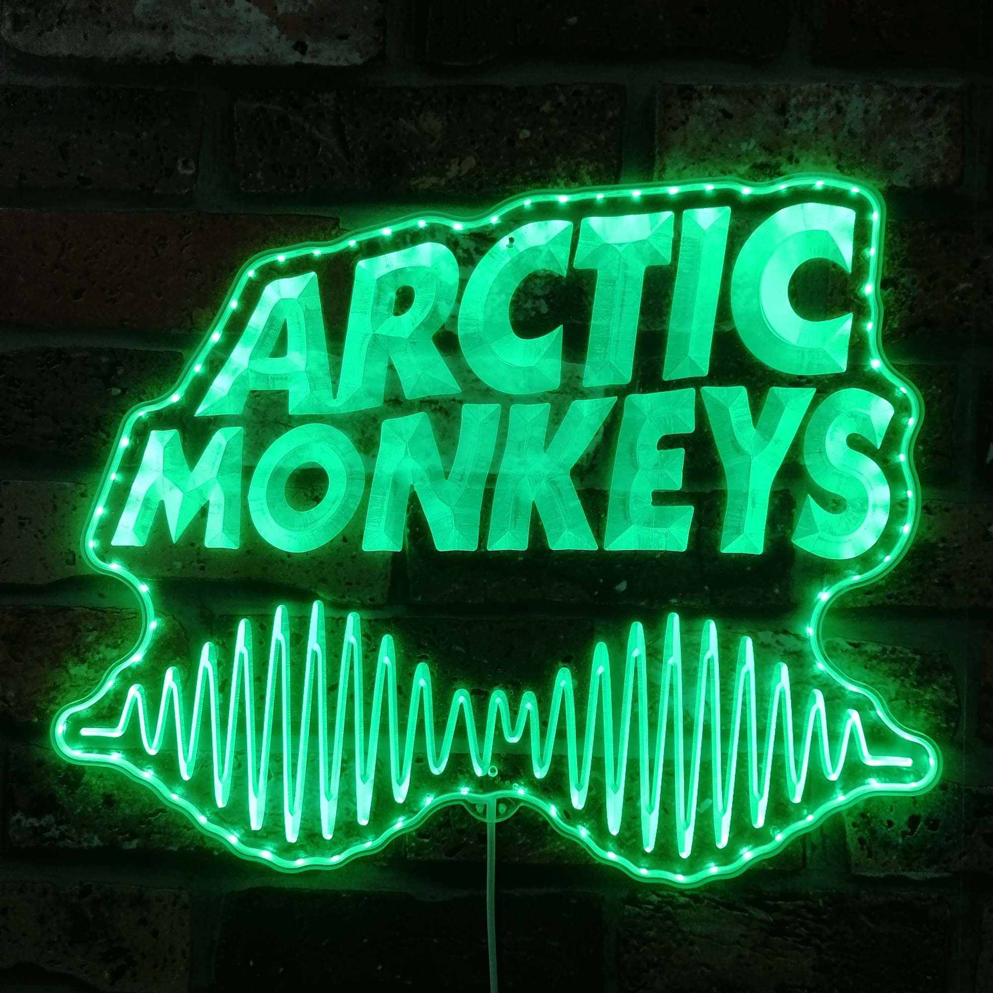 Arctic Monkeys Dynamic RGB Edge Lit LED Sign