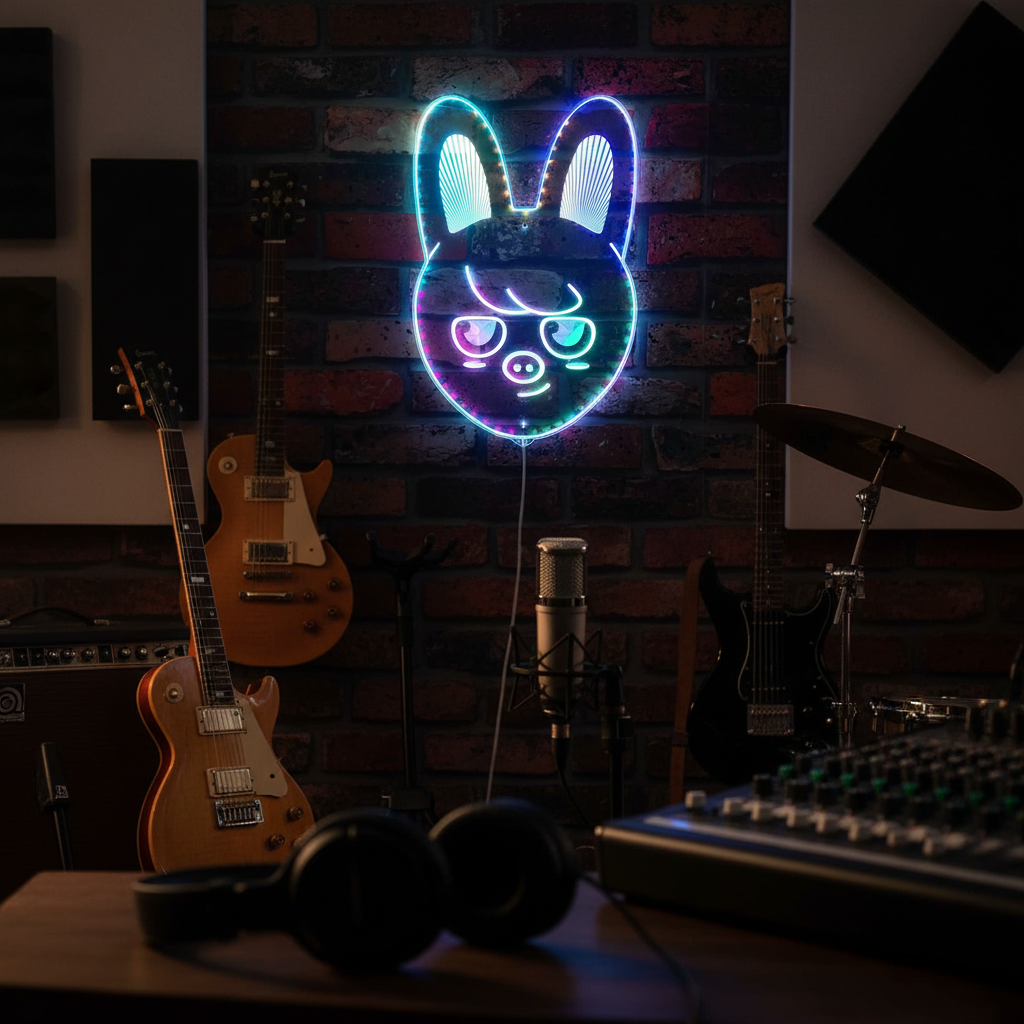 Hard Rock Cafe Neon RGB Edge Lit LED Sign