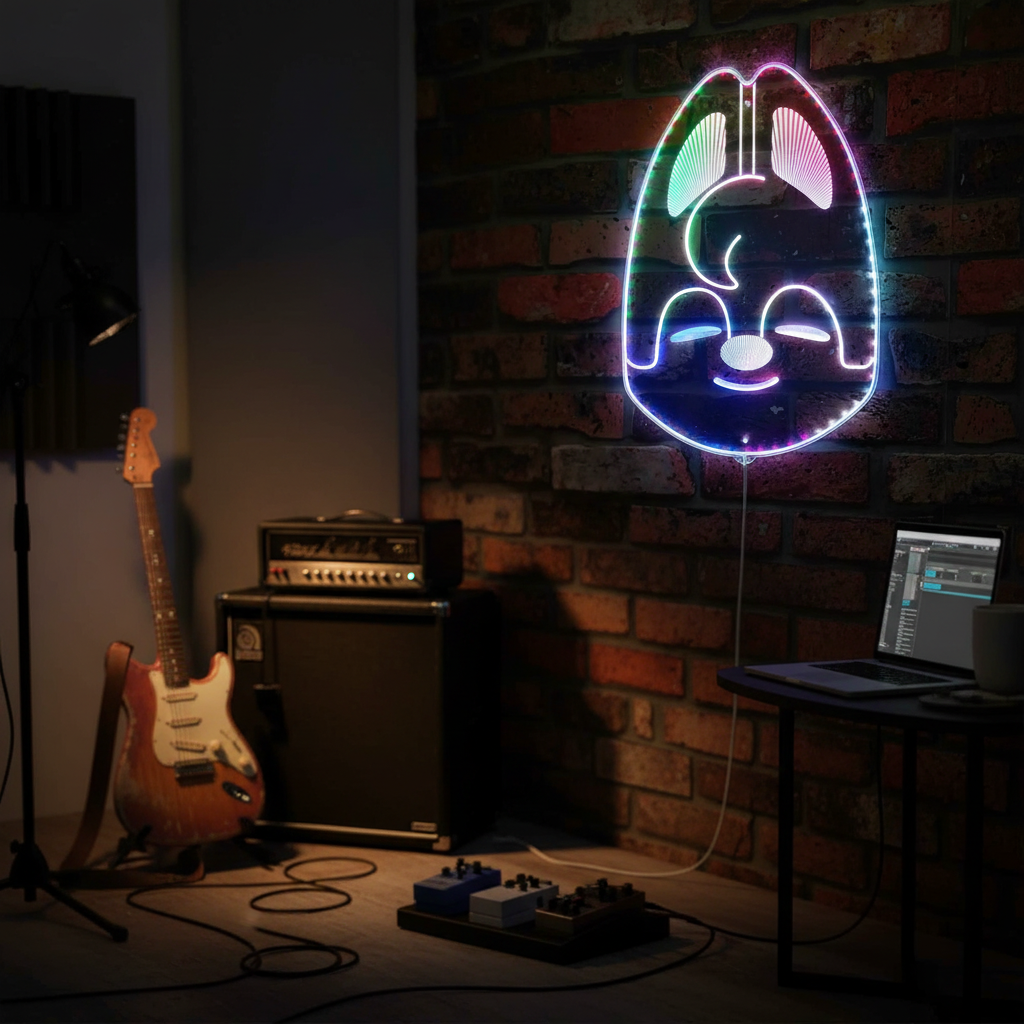 Hard Rock Cafe Neon RGB Edge Lit LED Sign