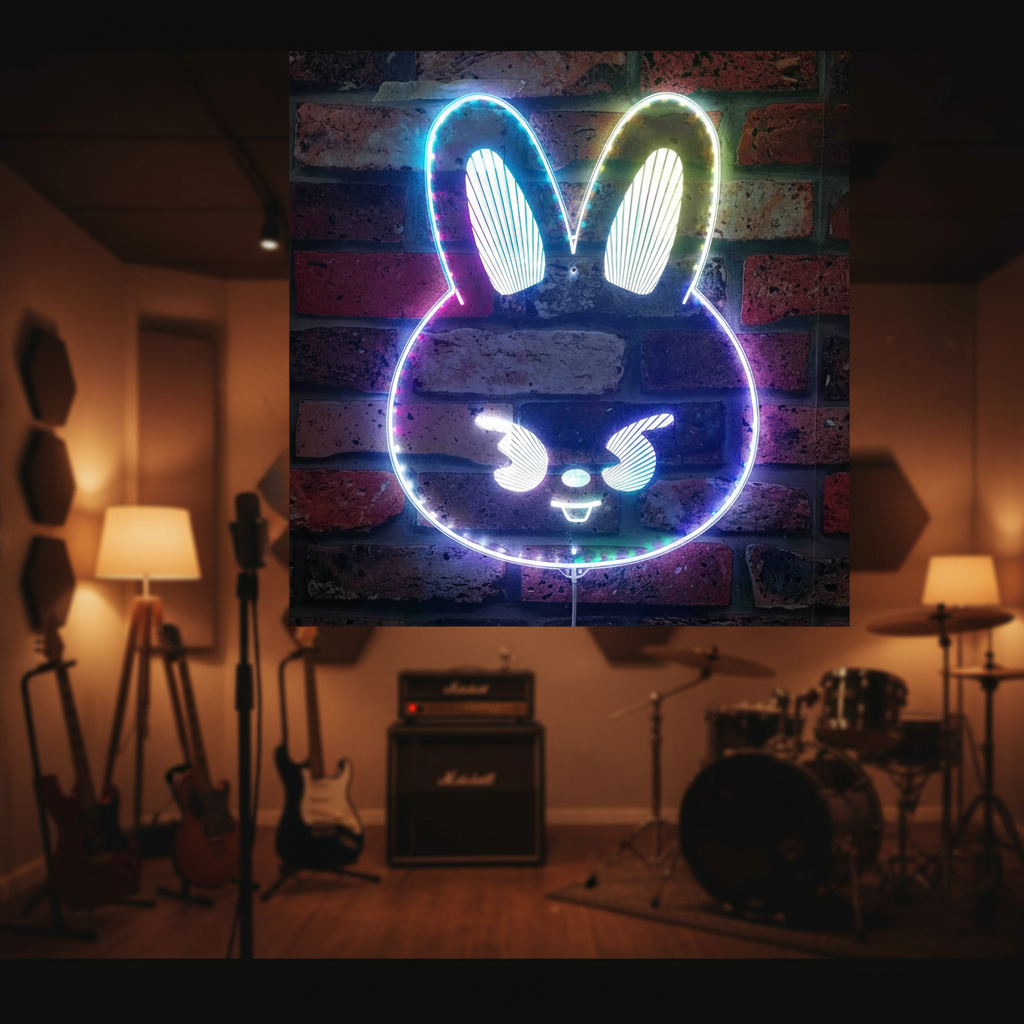 Hard Rock Cafe Neon RGB Edge Lit LED Sign