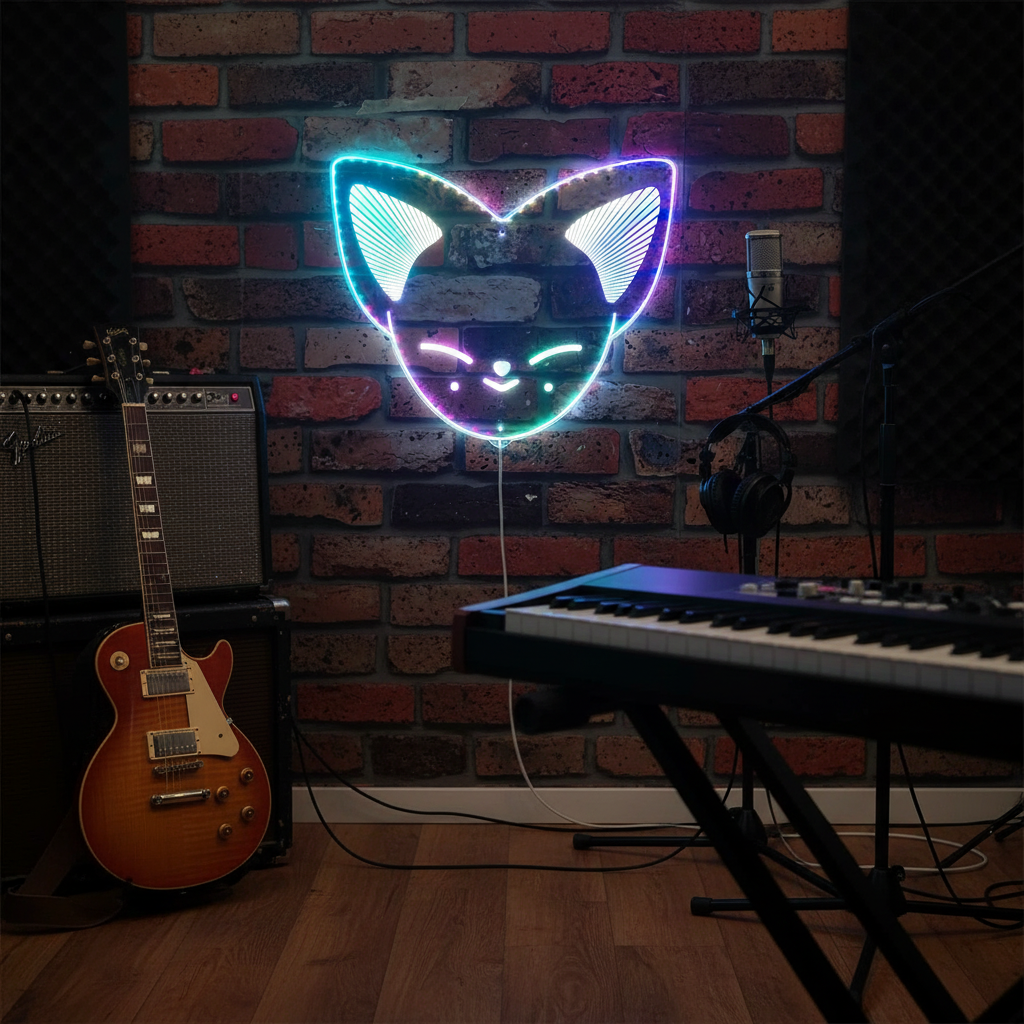 Hard Rock Cafe Neon RGB Edge Lit LED Sign