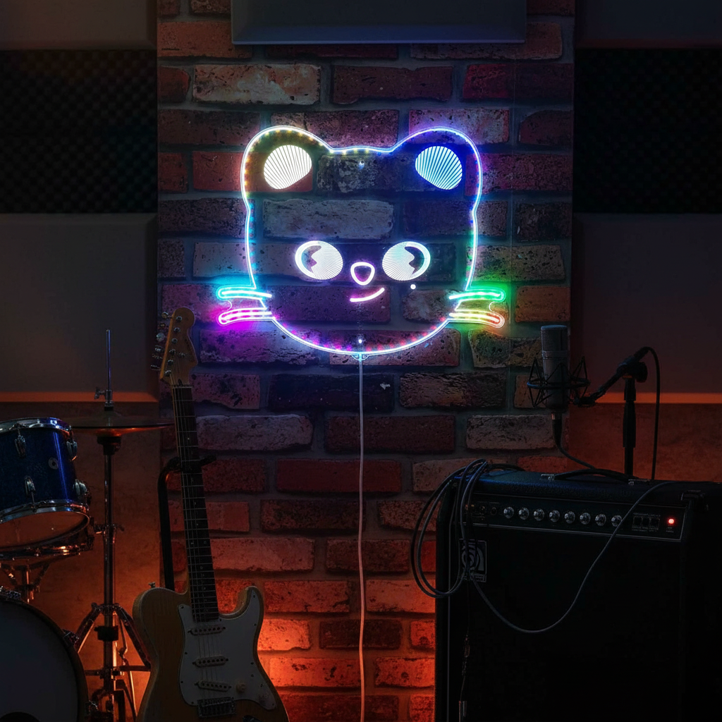 Hard Rock Cafe Neon RGB Edge Lit LED Sign