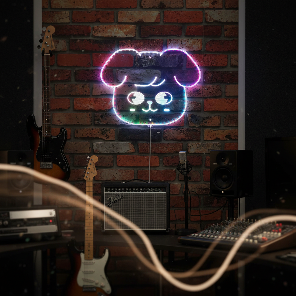 Hard Rock Cafe Neon RGB Edge Lit LED Sign