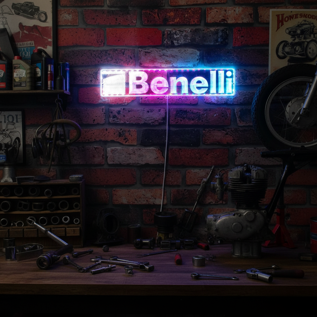 Pontiac Vintage 50s Neon RGB Edge Lit LED Sign