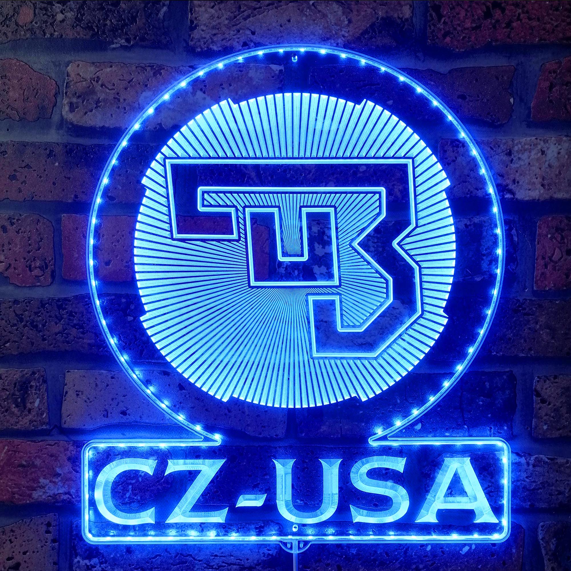 cz usa  Dynamic RGB Edge Lit LED Sign