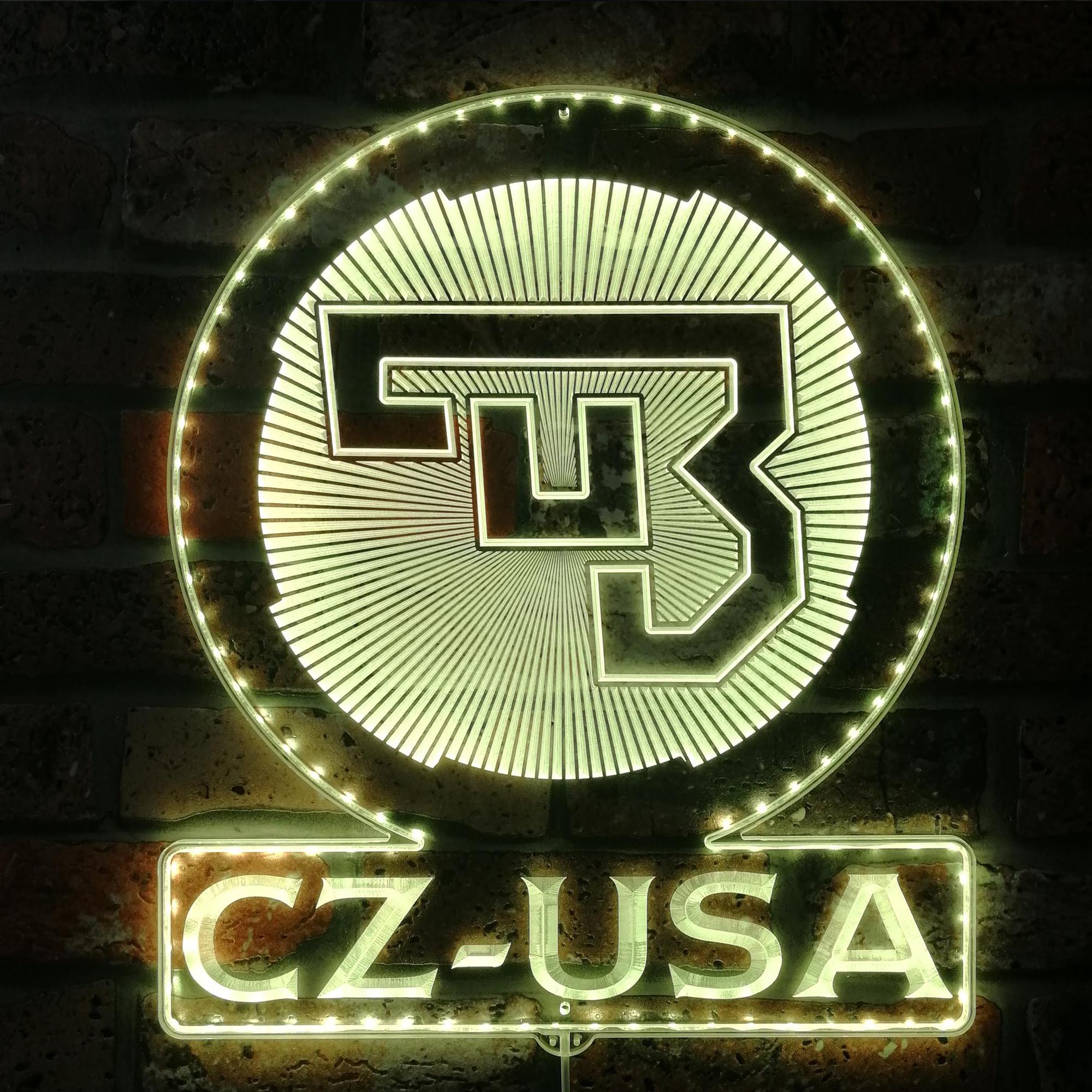 cz usa  Dynamic RGB Edge Lit LED Sign