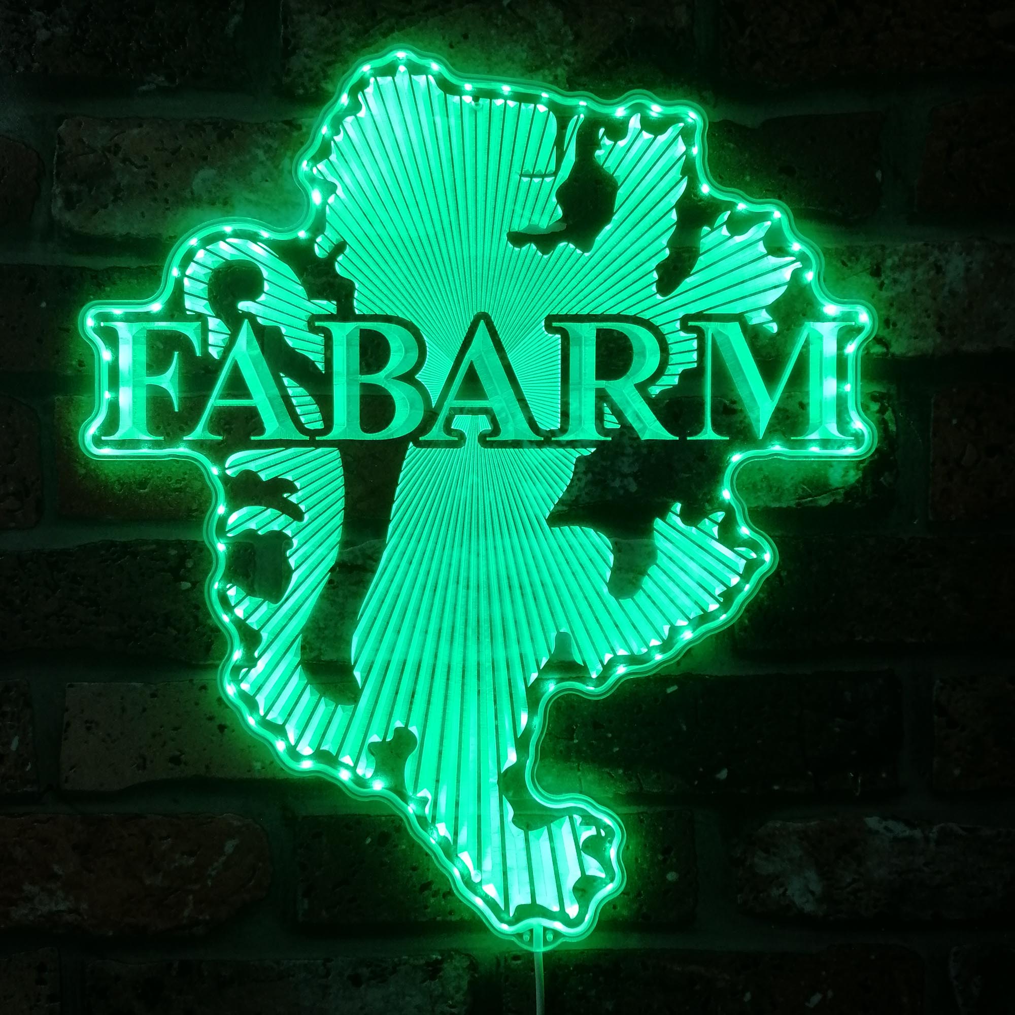 fabarm  Dynamic RGB Edge Lit LED Sign