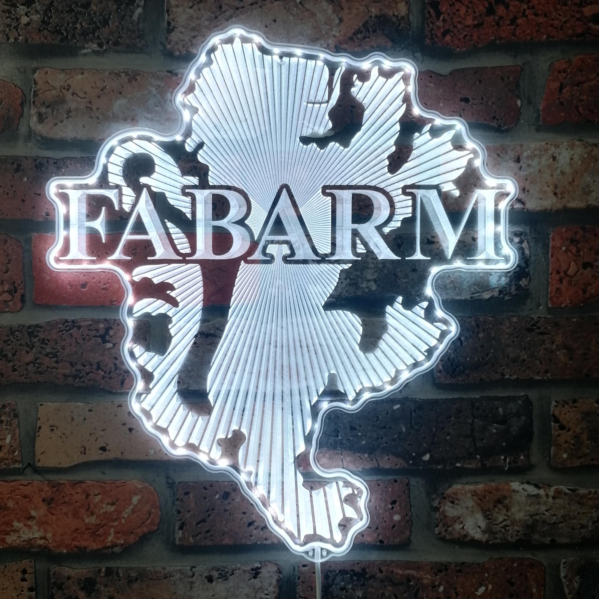 fabarm  Dynamic RGB Edge Lit LED Sign