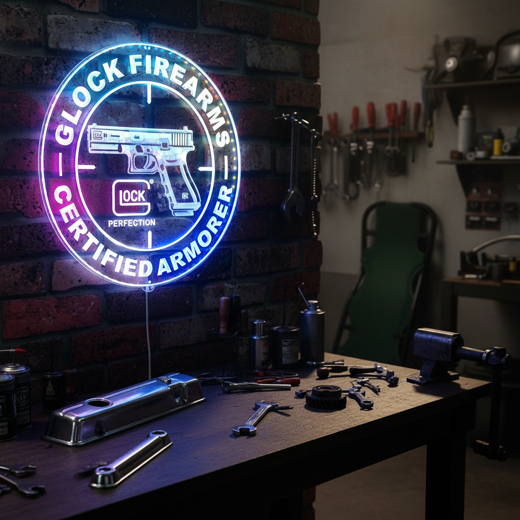 Pontiac Vintage 50s Neon RGB Edge Lit LED Sign