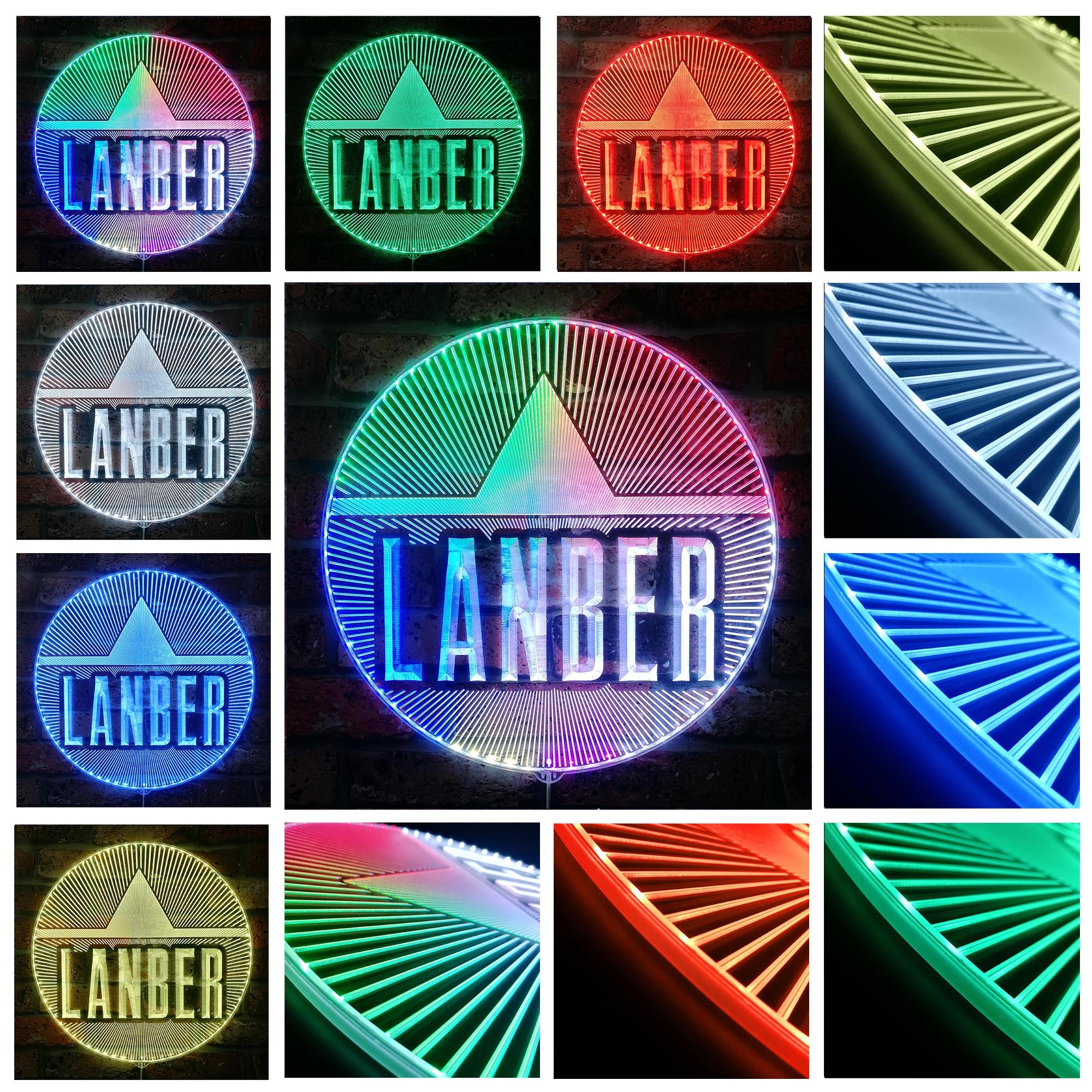 Lanber  Dynamic RGB Edge Lit LED Sign