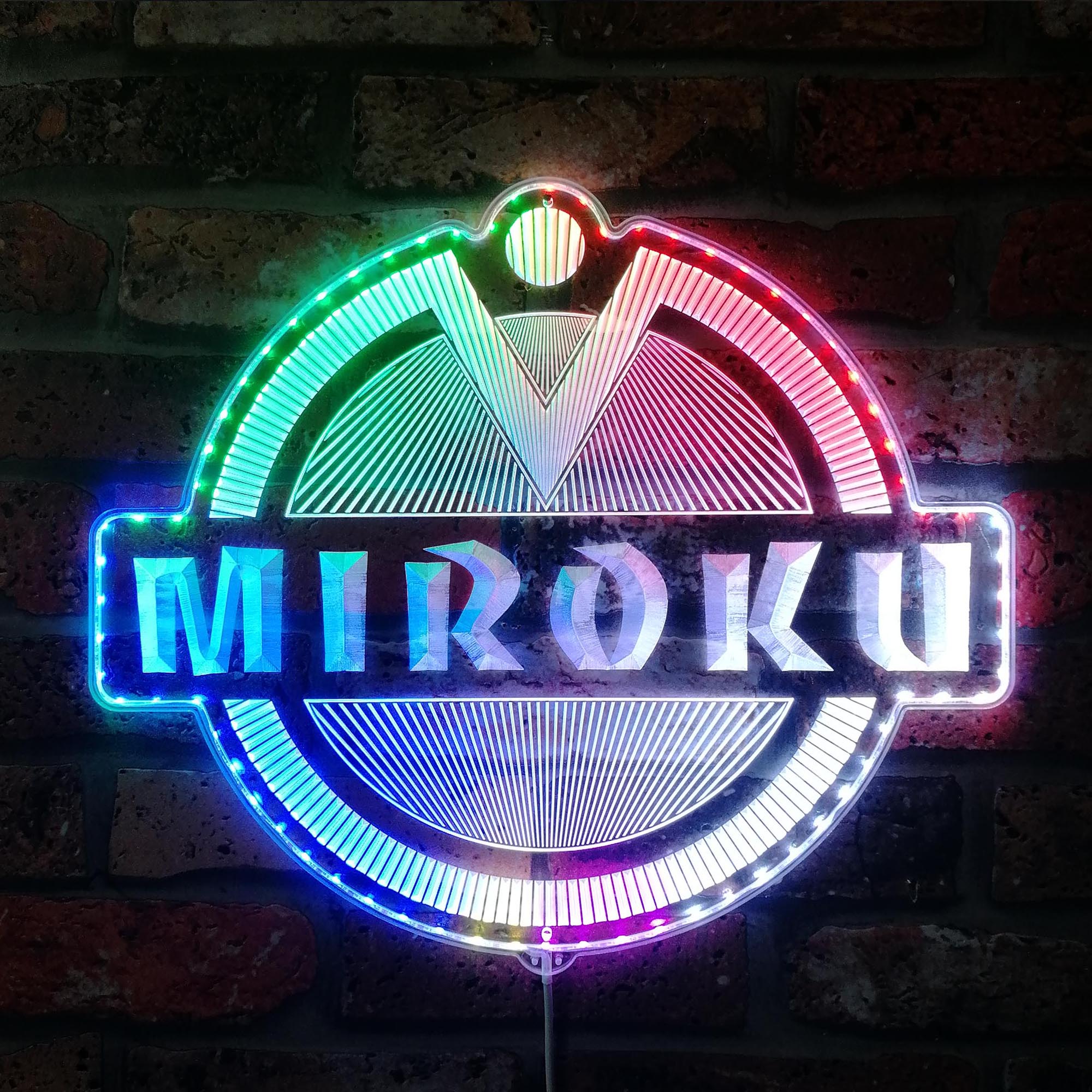 Miroku  Dynamic RGB Edge Lit LED Sign