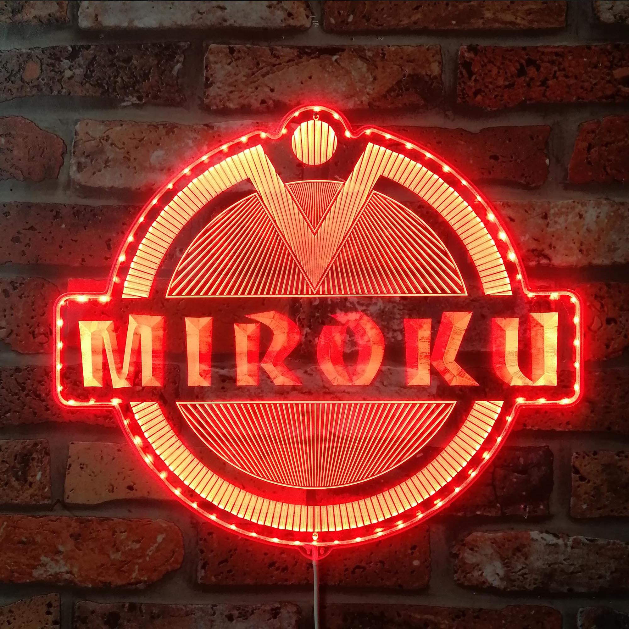 Miroku  Dynamic RGB Edge Lit LED Sign