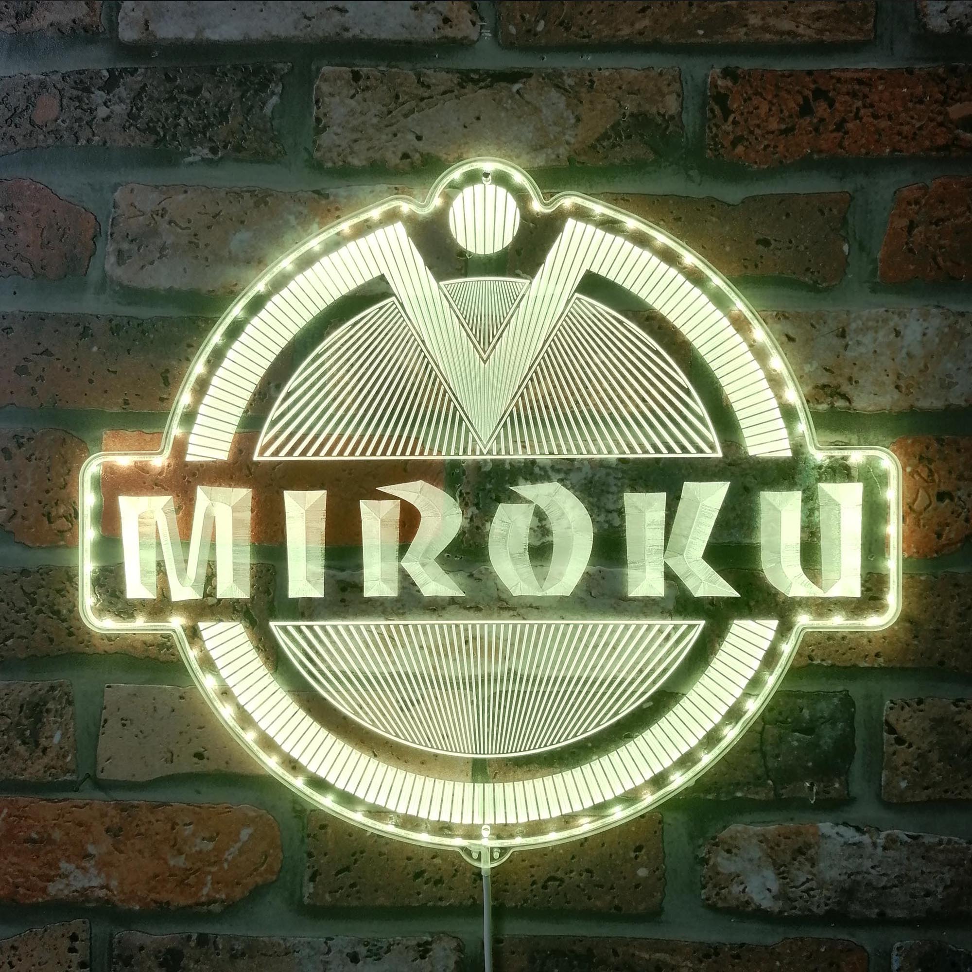 Miroku  Dynamic RGB Edge Lit LED Sign