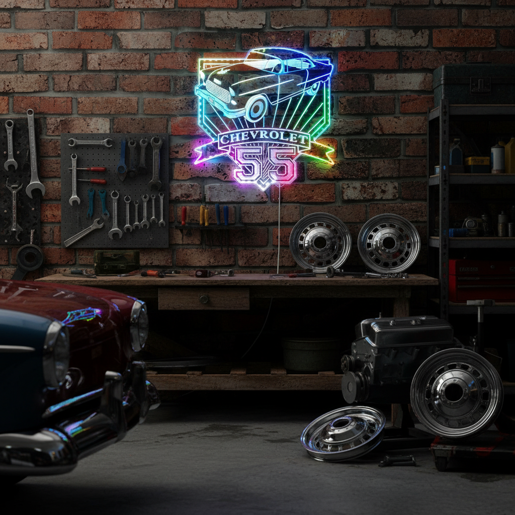 Pontiac Firebird Neon RGB Edge Lit LED Sign