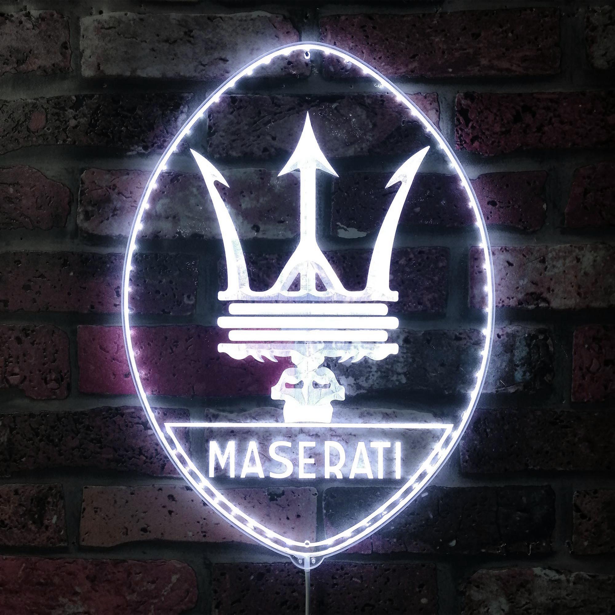 Maserati Dynamic RGB Edge Lit LED Sign