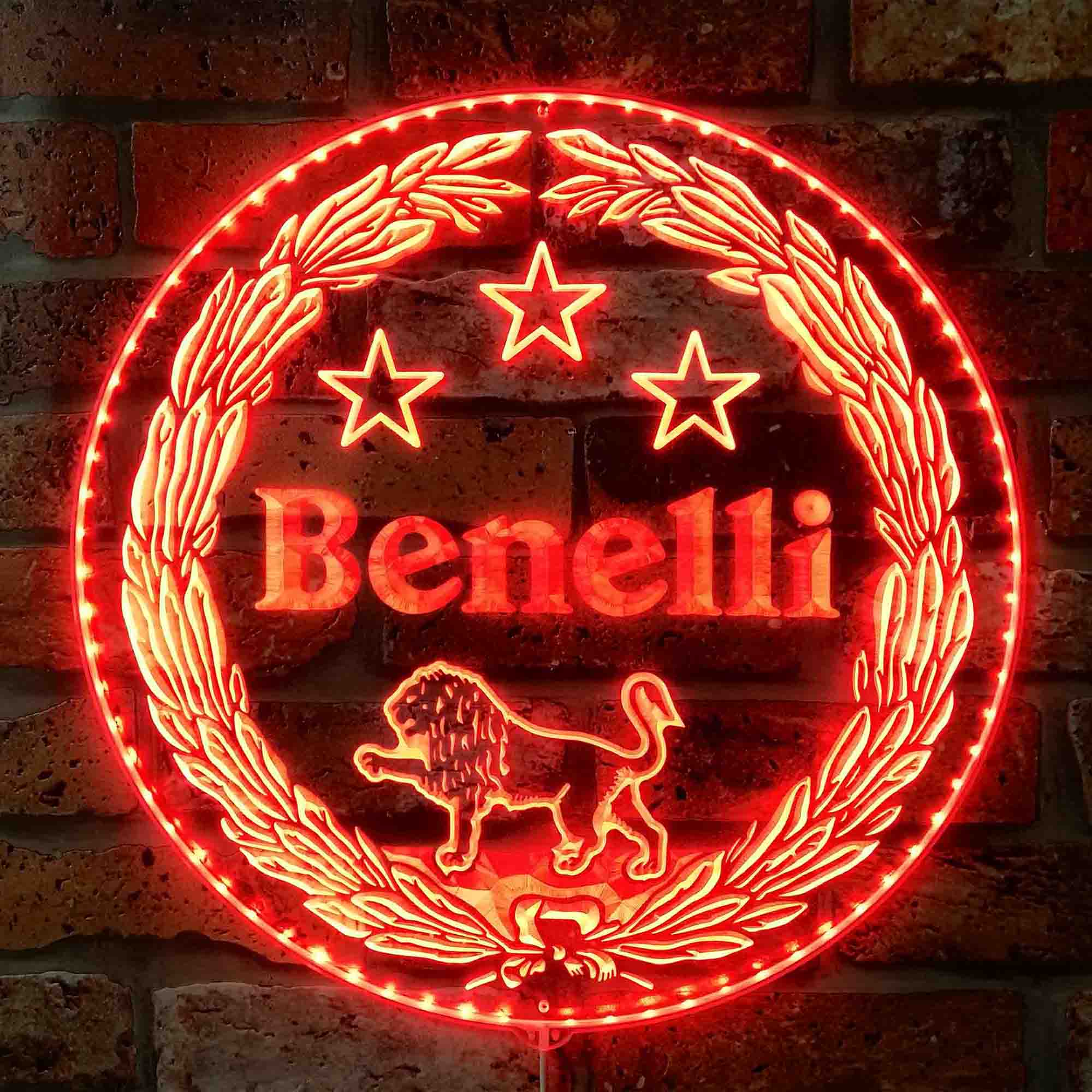 BENELLI FIREARMS Dynamic RGB Edge Lit LED Sign