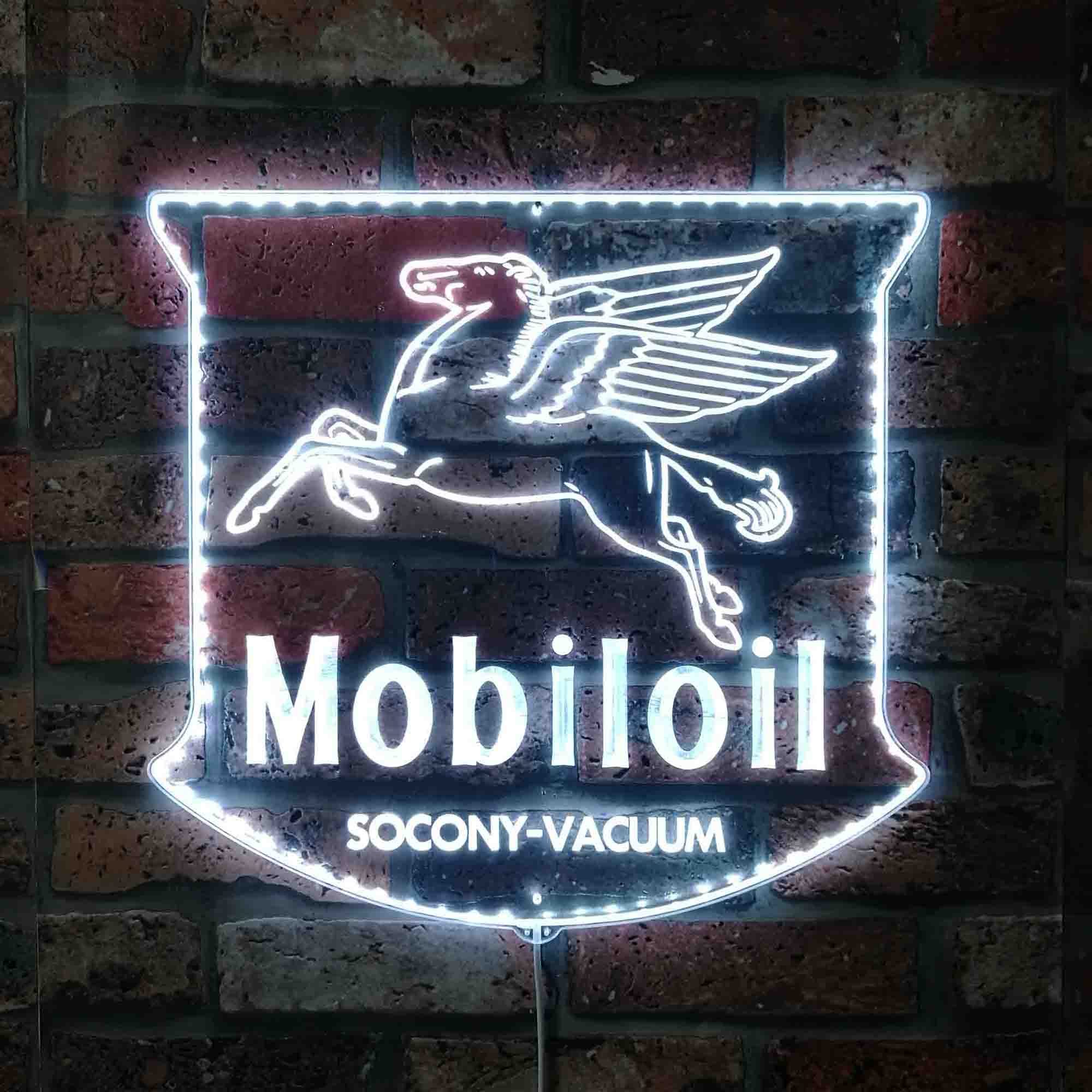 MOBILOIL Dynamic RGB Edge Lit LED Sign