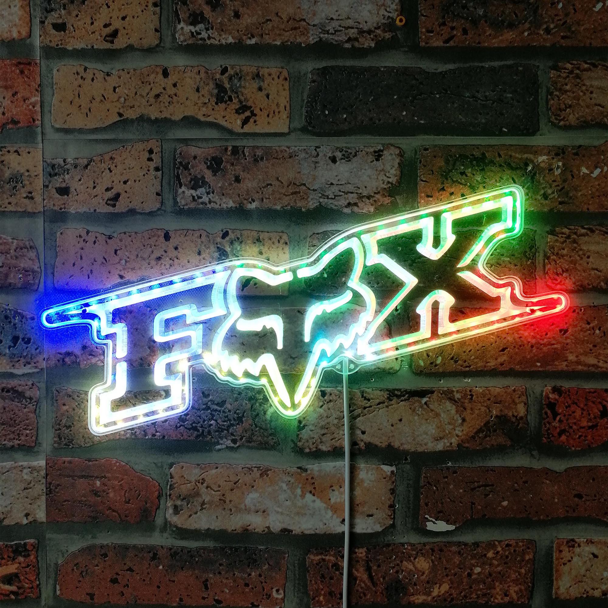 Fox Racing Dynamic RGB Edge Lit LED Sign