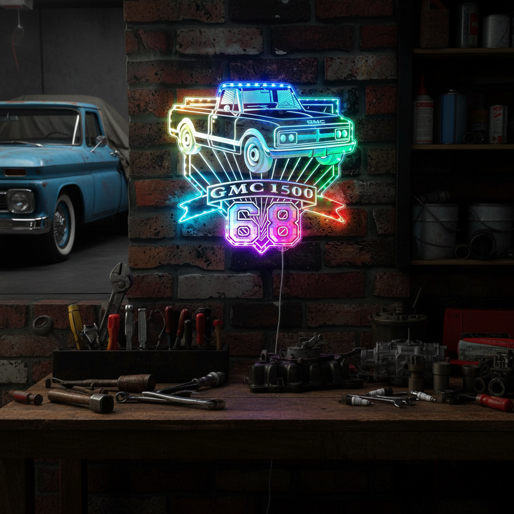 Nhra Drag Racing Neon RGB Edge Lit LED Sign