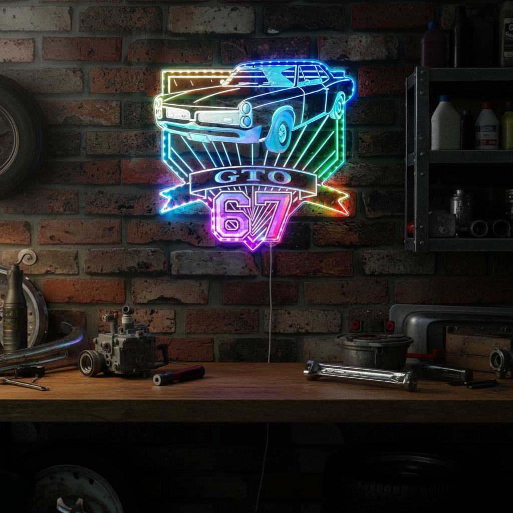 Nhra Drag Racing Neon RGB Edge Lit LED Sign