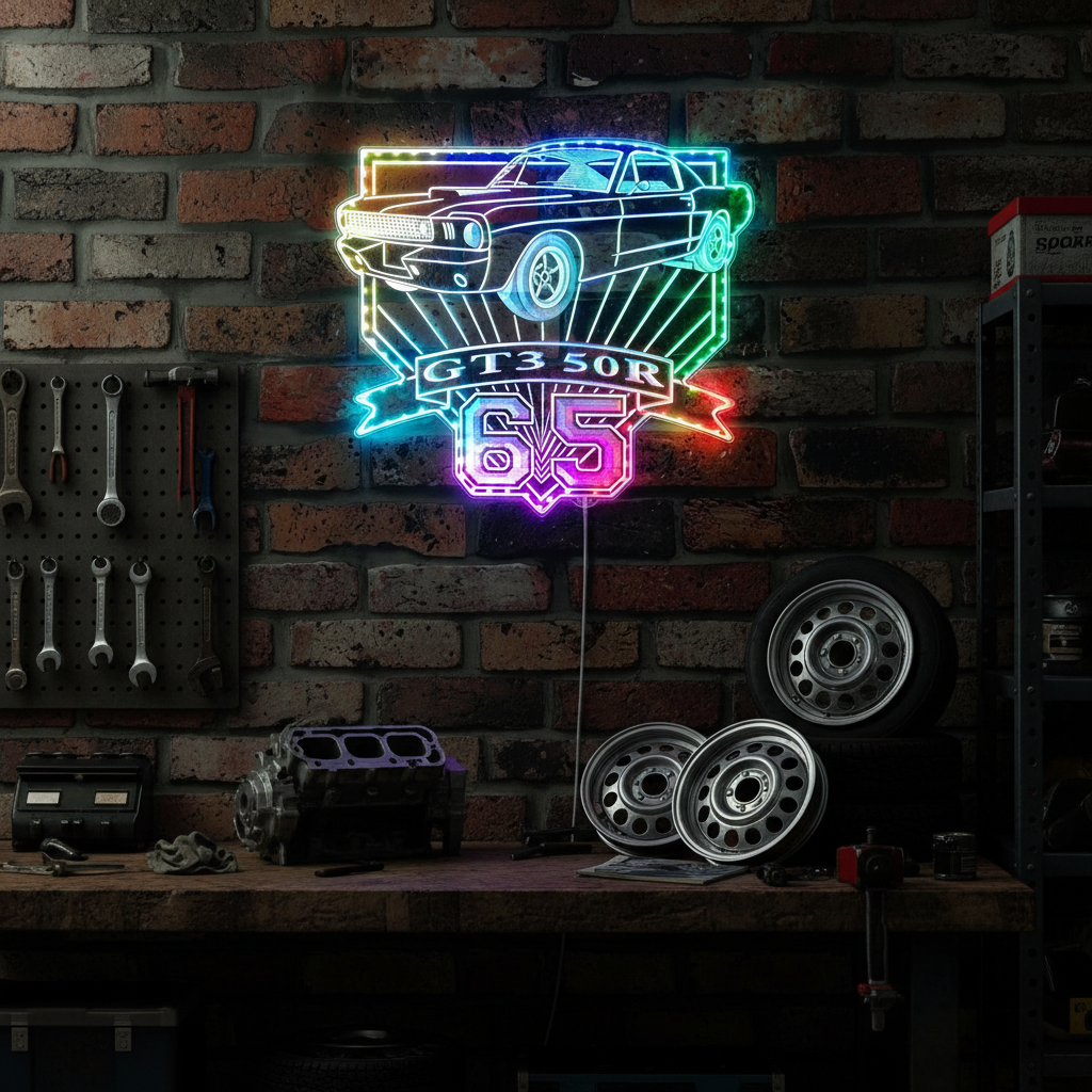 Mopar Neon RGB Edge Lit LED Sign