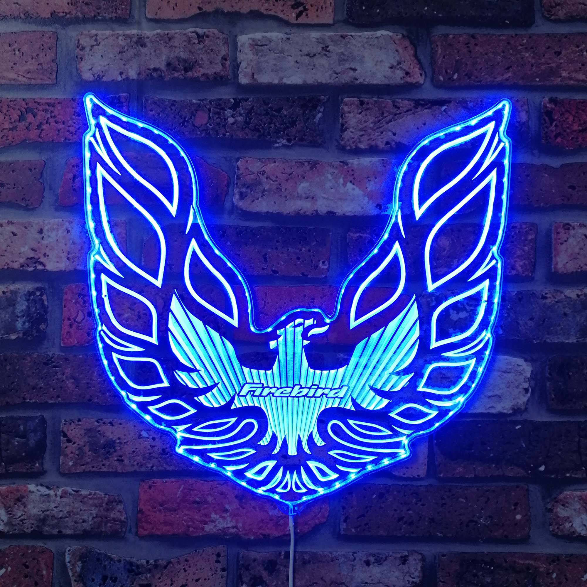 Pontiac Firebird Dynamic RGB Edge Lit LED Sign