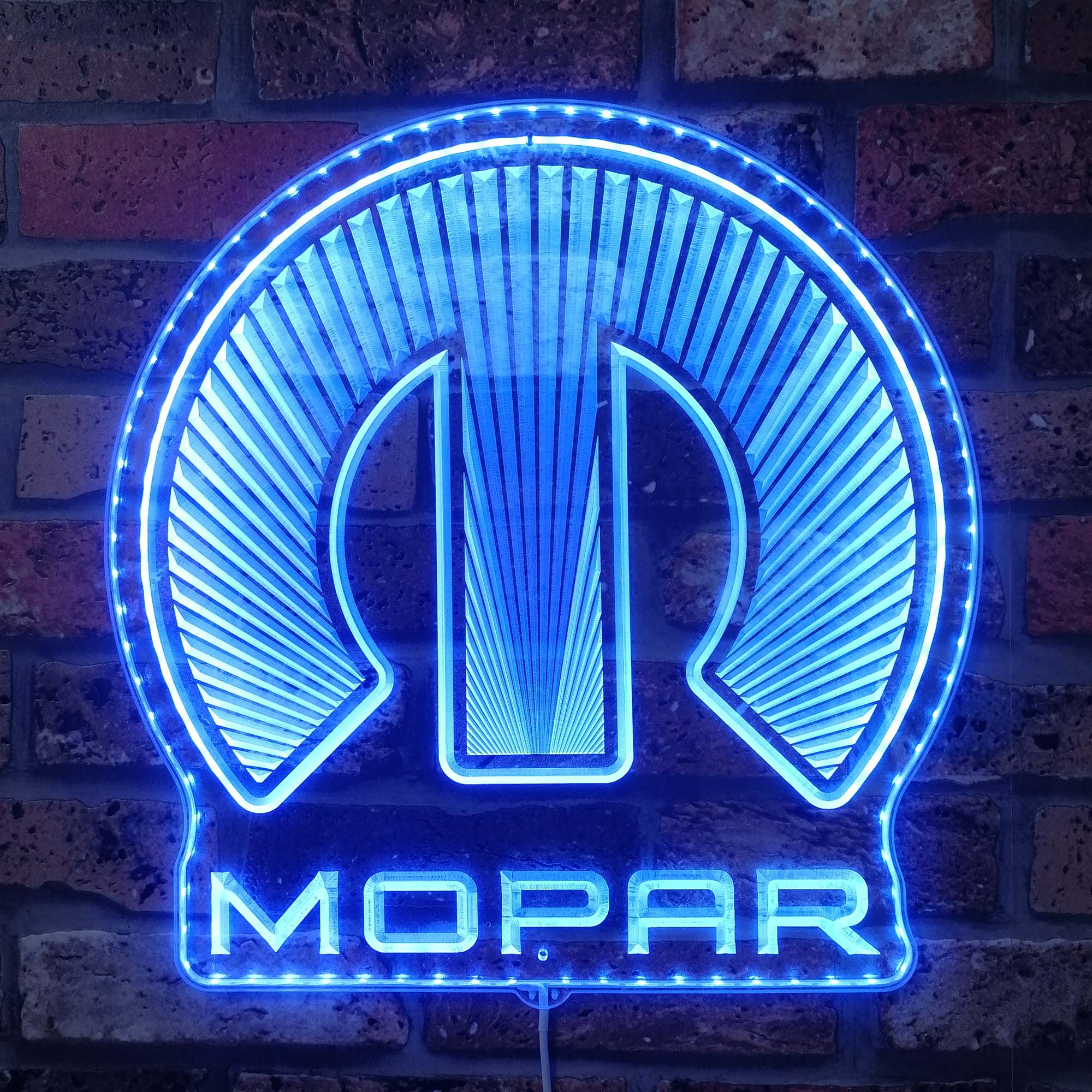 Mopar Dynamic RGB Edge Lit LED Sign