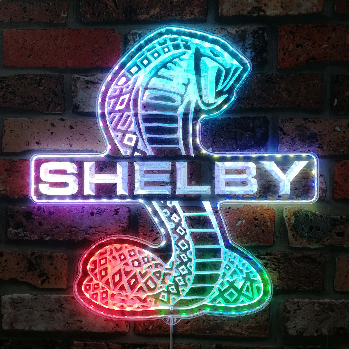 Shelby Dynamic RGB Edge Lit LED Sign | PROLEDSIGN