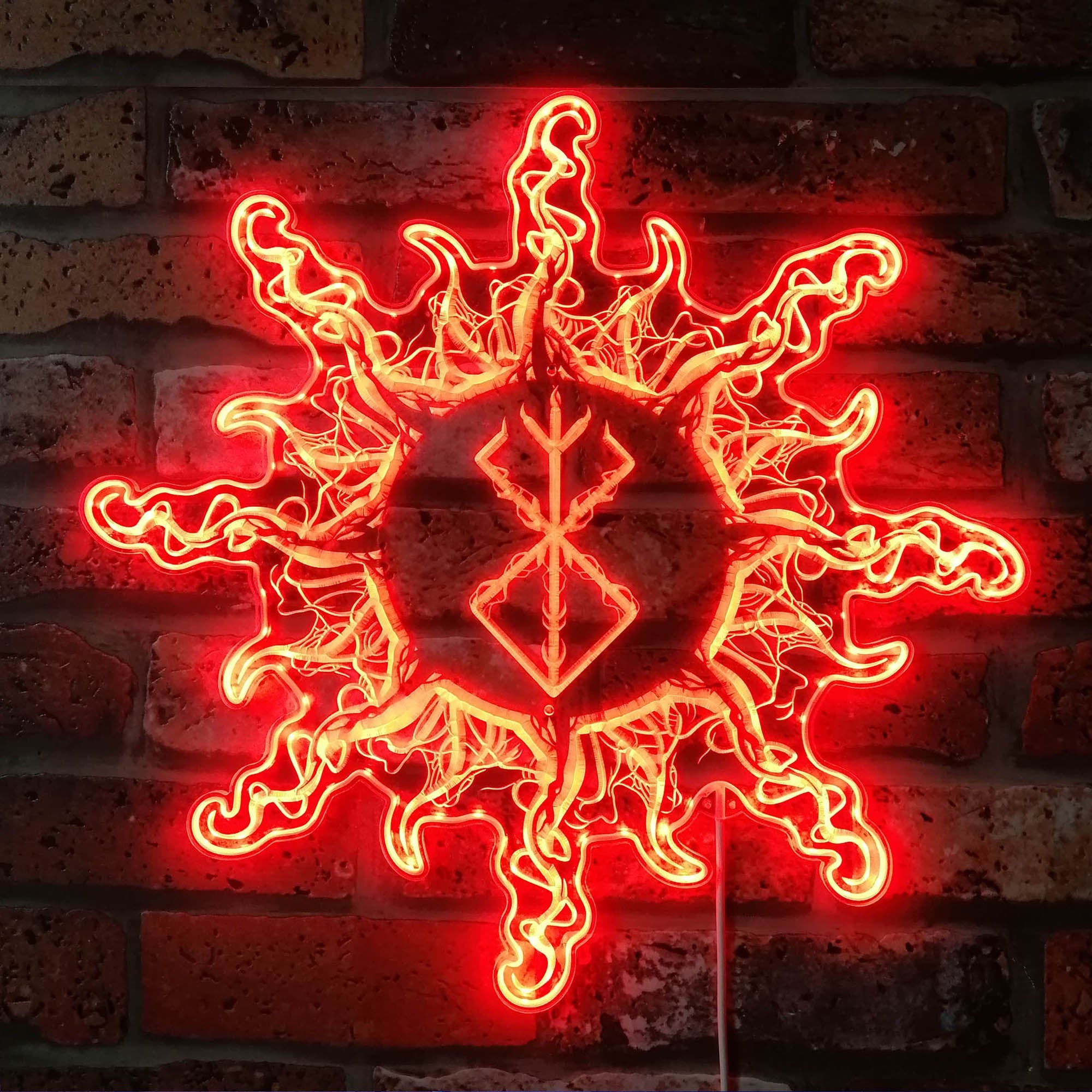 Berserk Sacrifice Emblem Dynamic RGB Edge Lit LED Sign