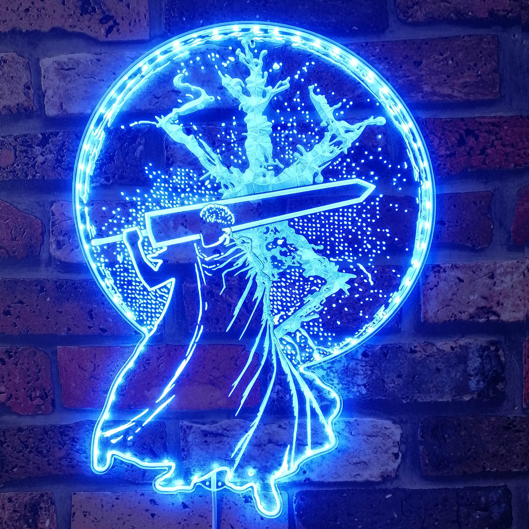 Berserk Sacrifice Dynamic RGB Edge Lit LED Sign