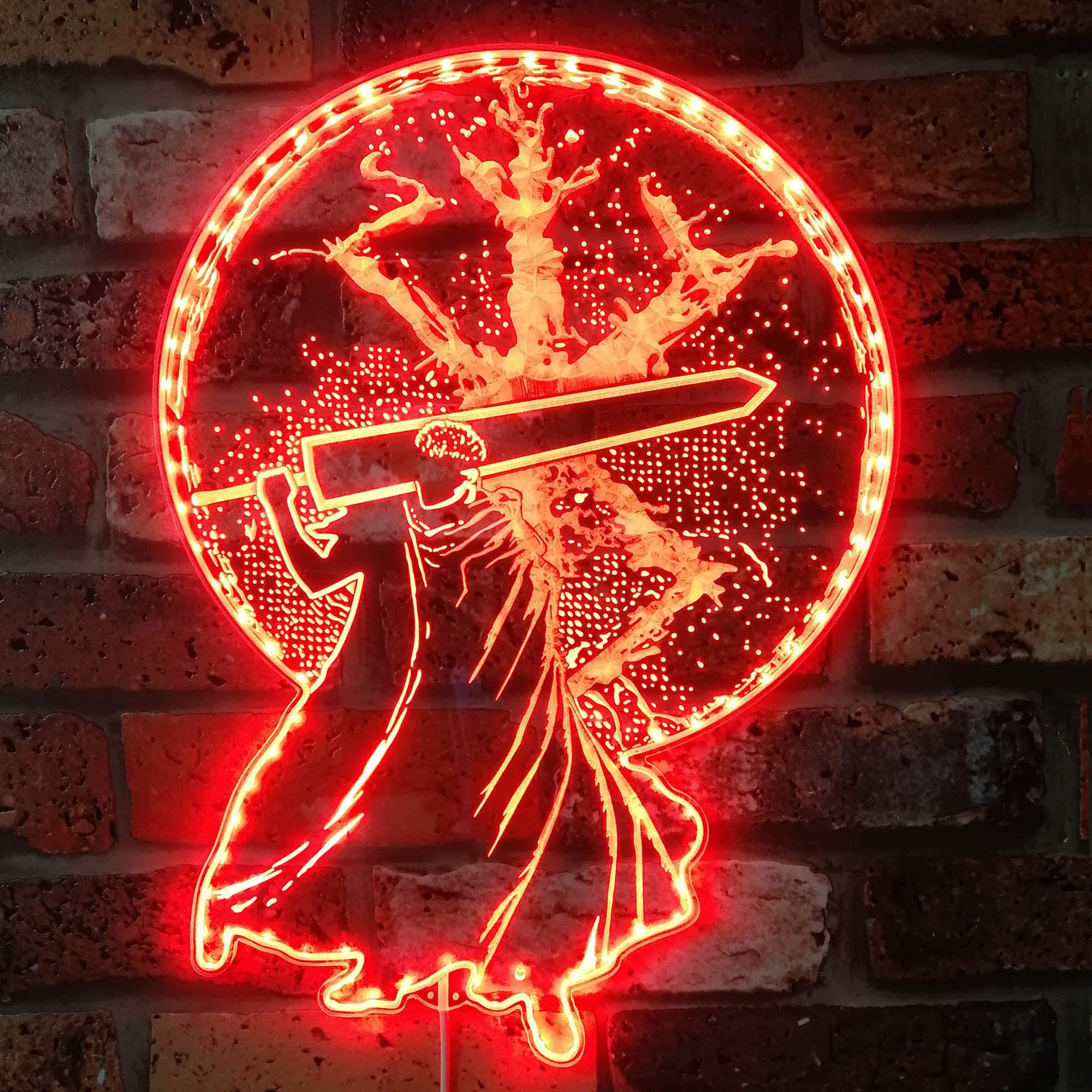 Berserk Sacrifice Dynamic RGB Edge Lit LED Sign