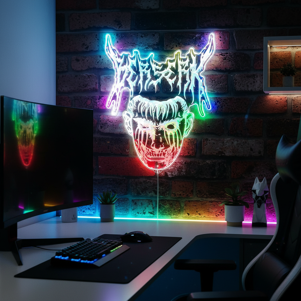 Berserk Neon RGB Edge Lit LED Sign