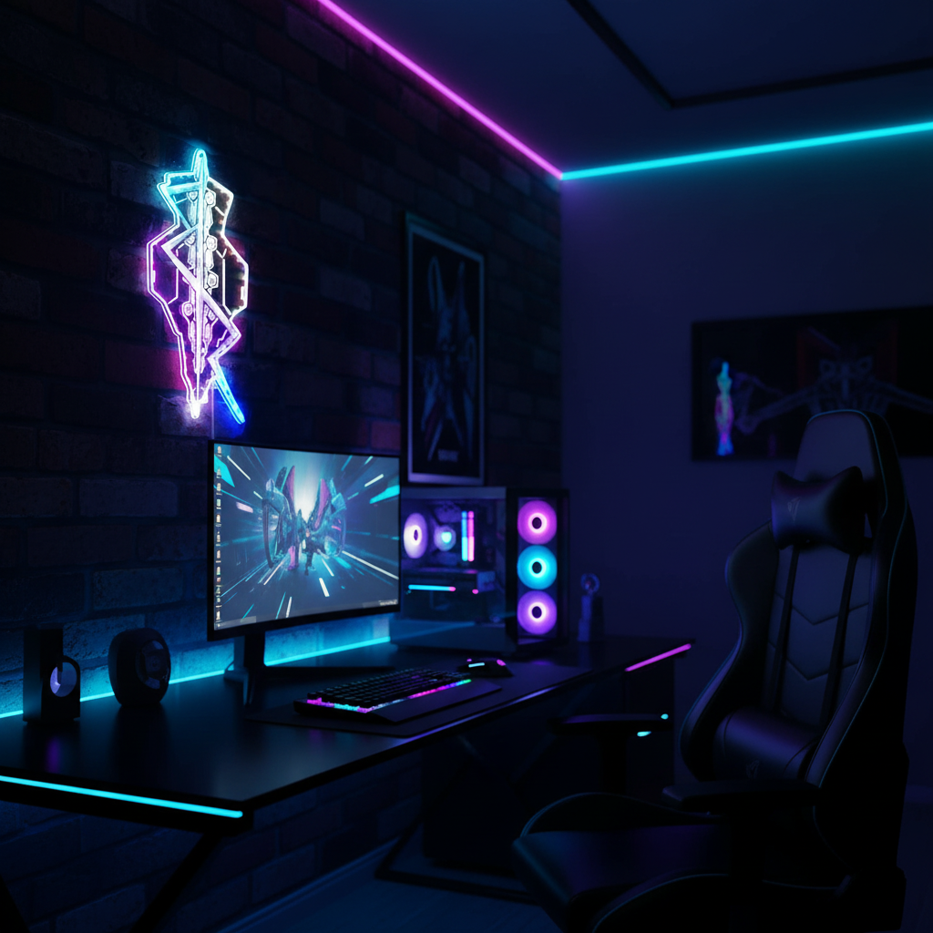 Cyberpunk Edgerunners Neon RGB Edge Lit LED Sign