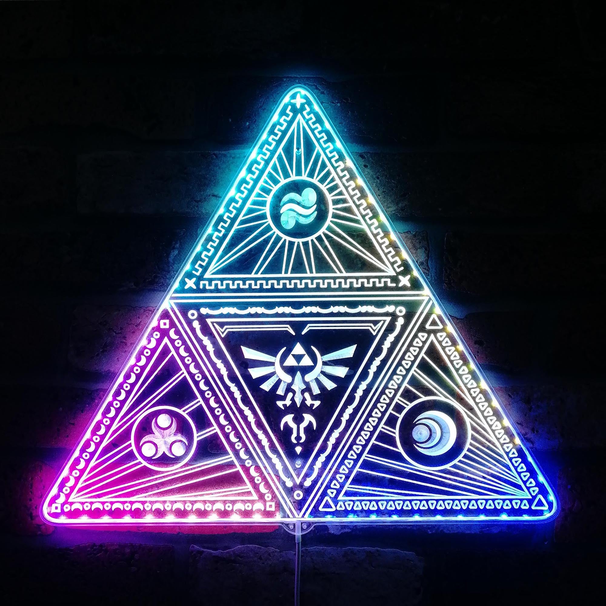 Legend of Zelda Dynamic RGB Edge Lit LED Sign