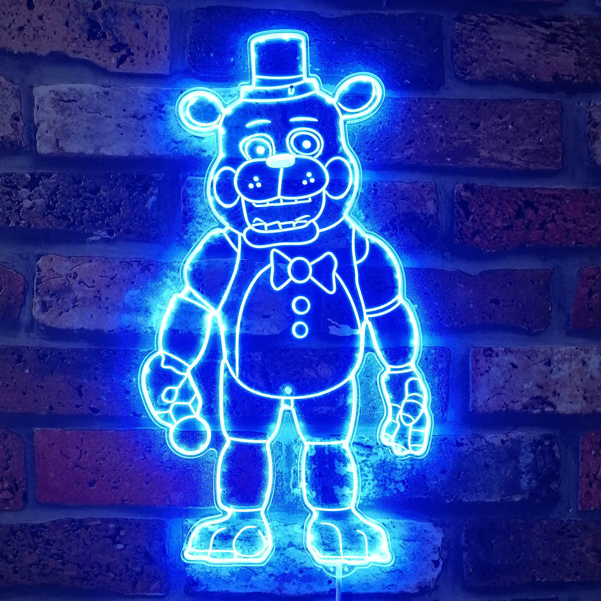 Five nights at Freddy's Fneddy Dynamic RGB Edge Lit LED Sign