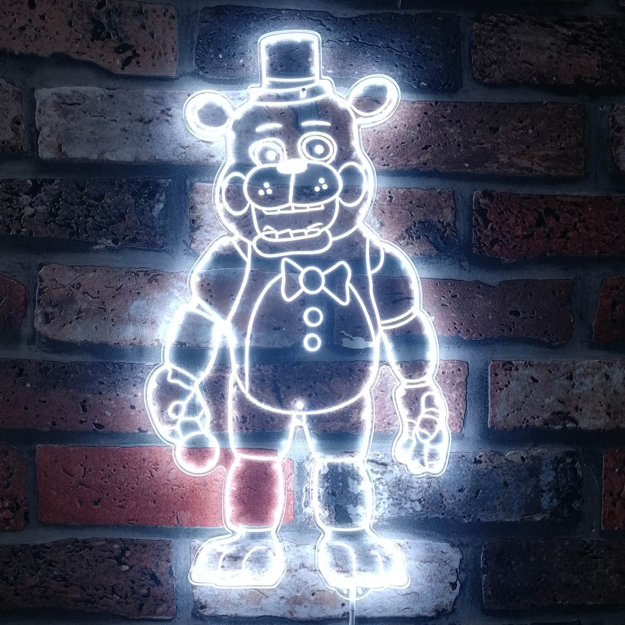 Five nights at Freddy's Fneddy Dynamic RGB Edge Lit LED Sign