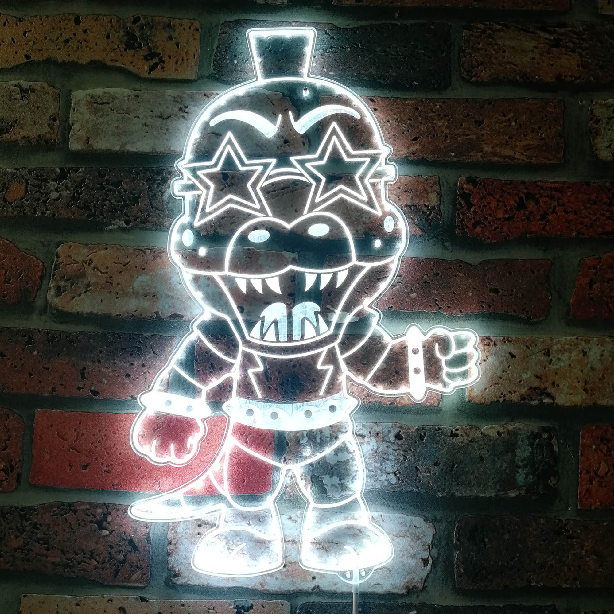 Five nights at Freddy's Monty Gator Dynamic RGB Edge Lit LED Sign