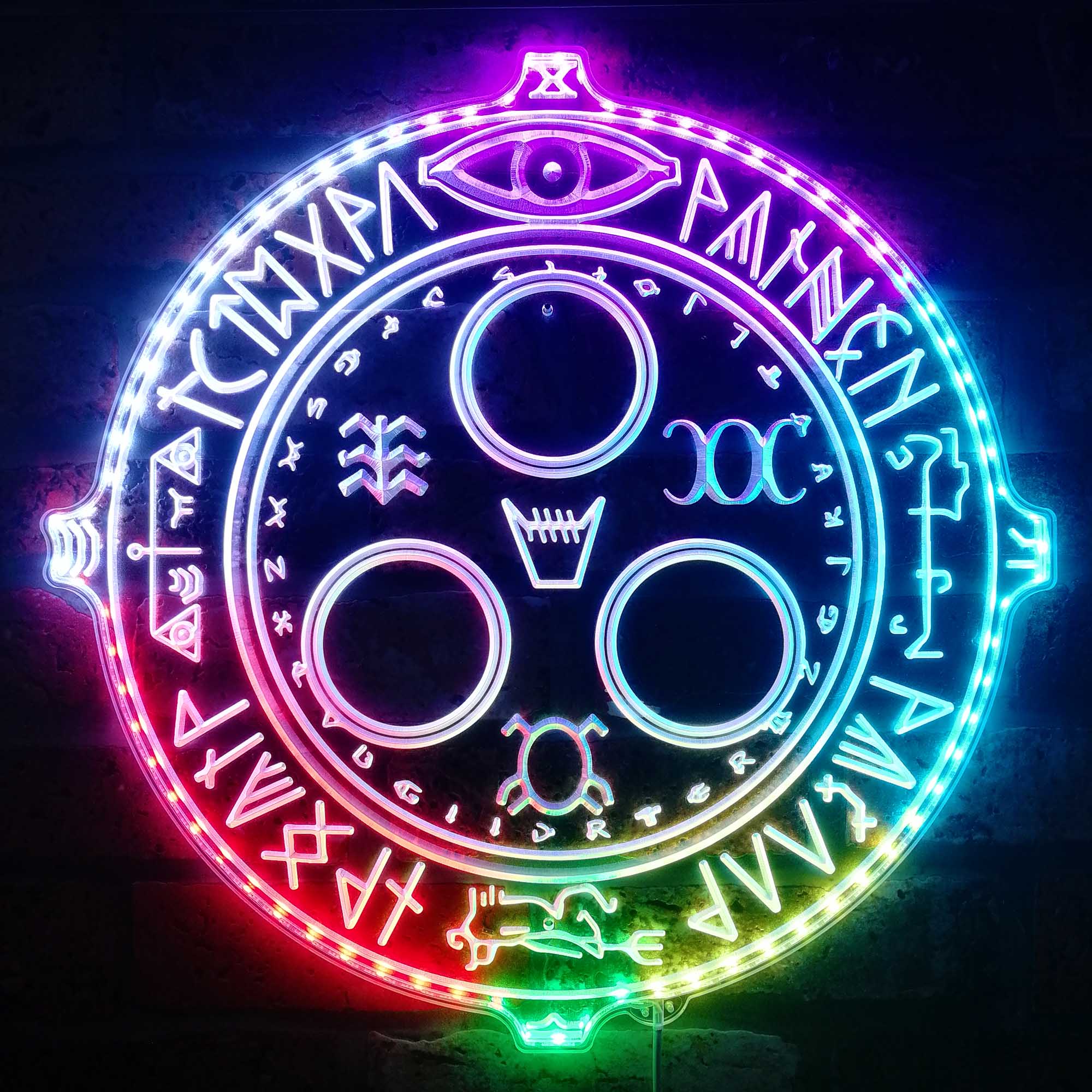 Silent Hill Halo van de Zon Hanger Ketting Handgemaakte Ronde Zwarte Silent Hill Halo van de Zon Hanger Ketting Handgemaakte Ronde Zwarte