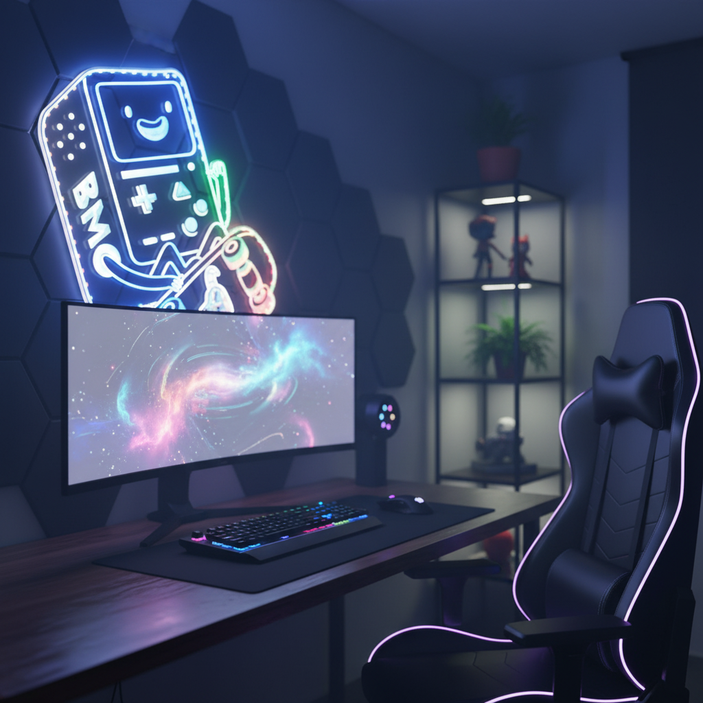 BMO Neon RGB Edge Lit LED Sign