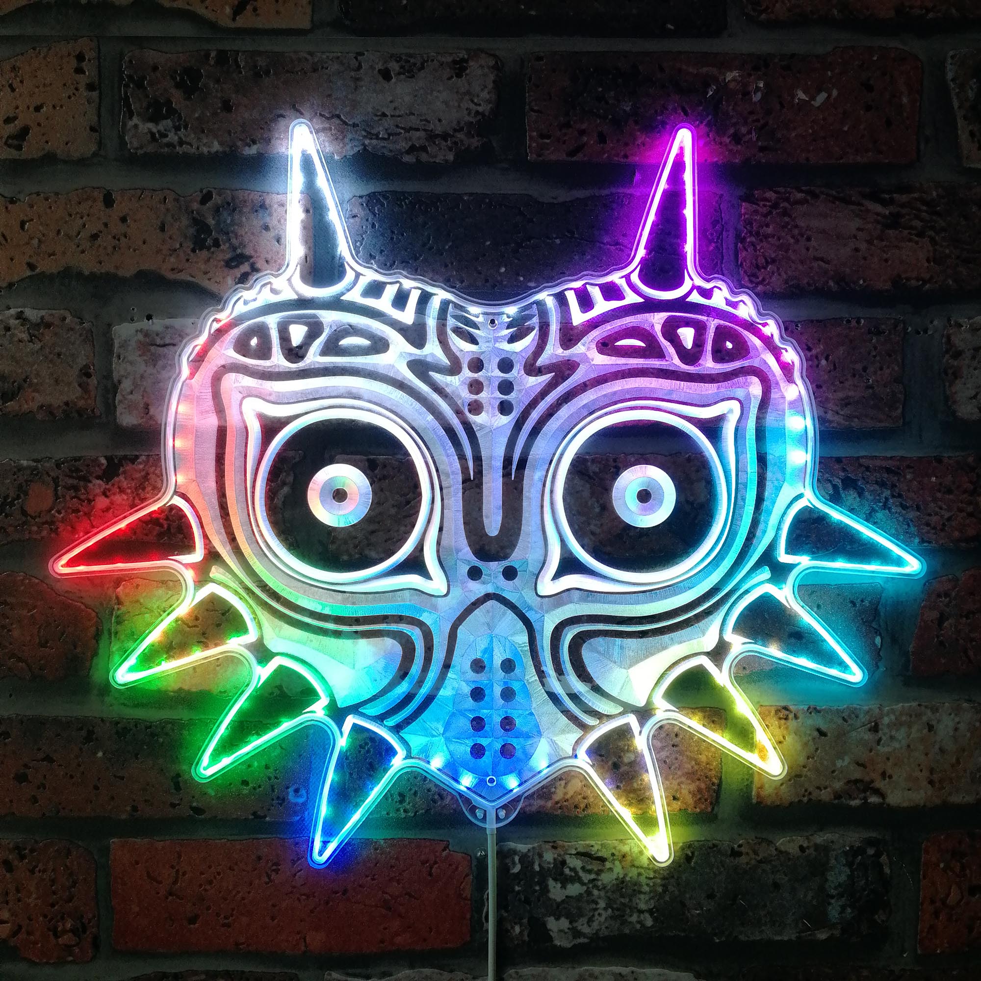 Zelda Majoras Dynamic RGB Edge Lit LED Sign