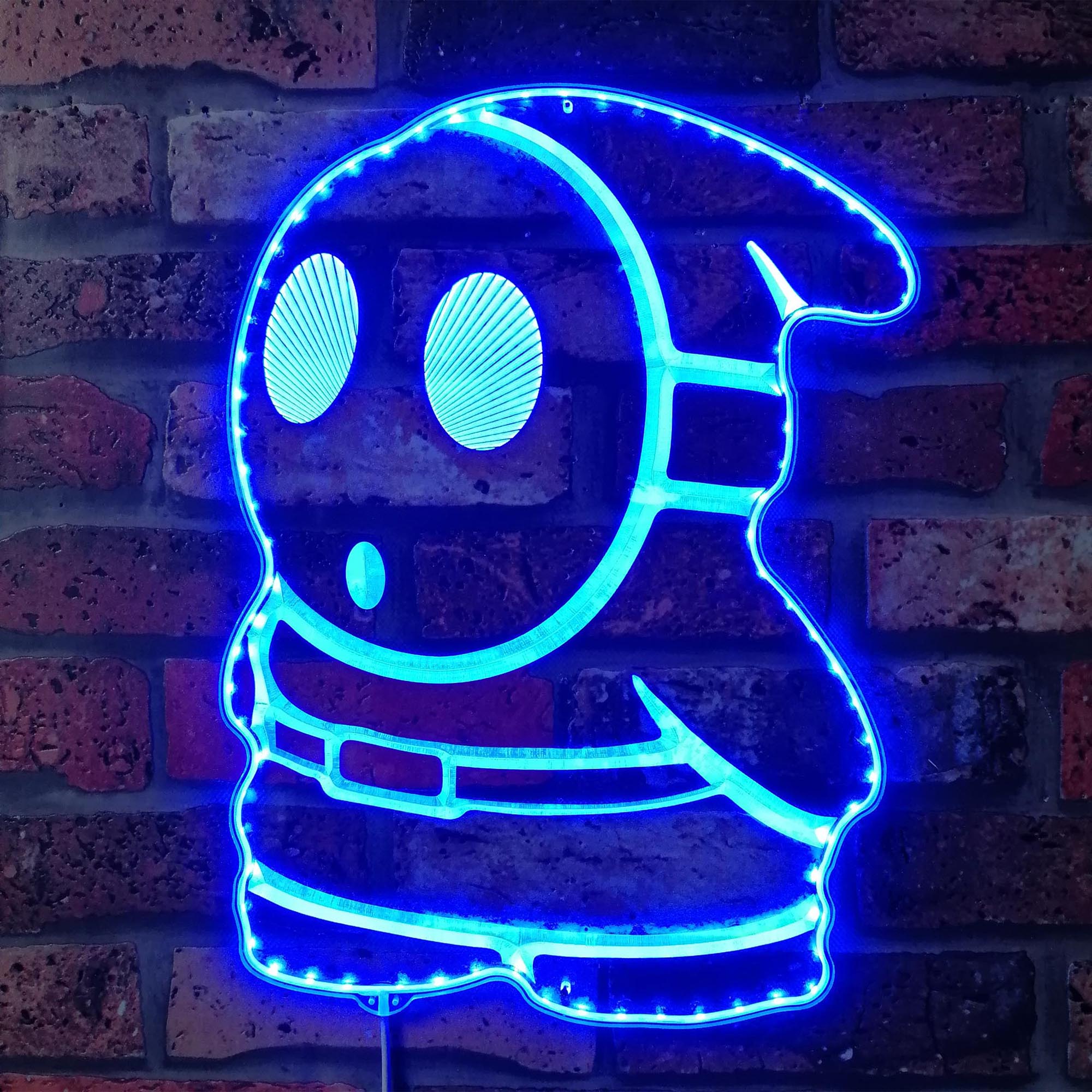 Super Mario Shy Guy Dynamic RGB Edge Lit LED Sign